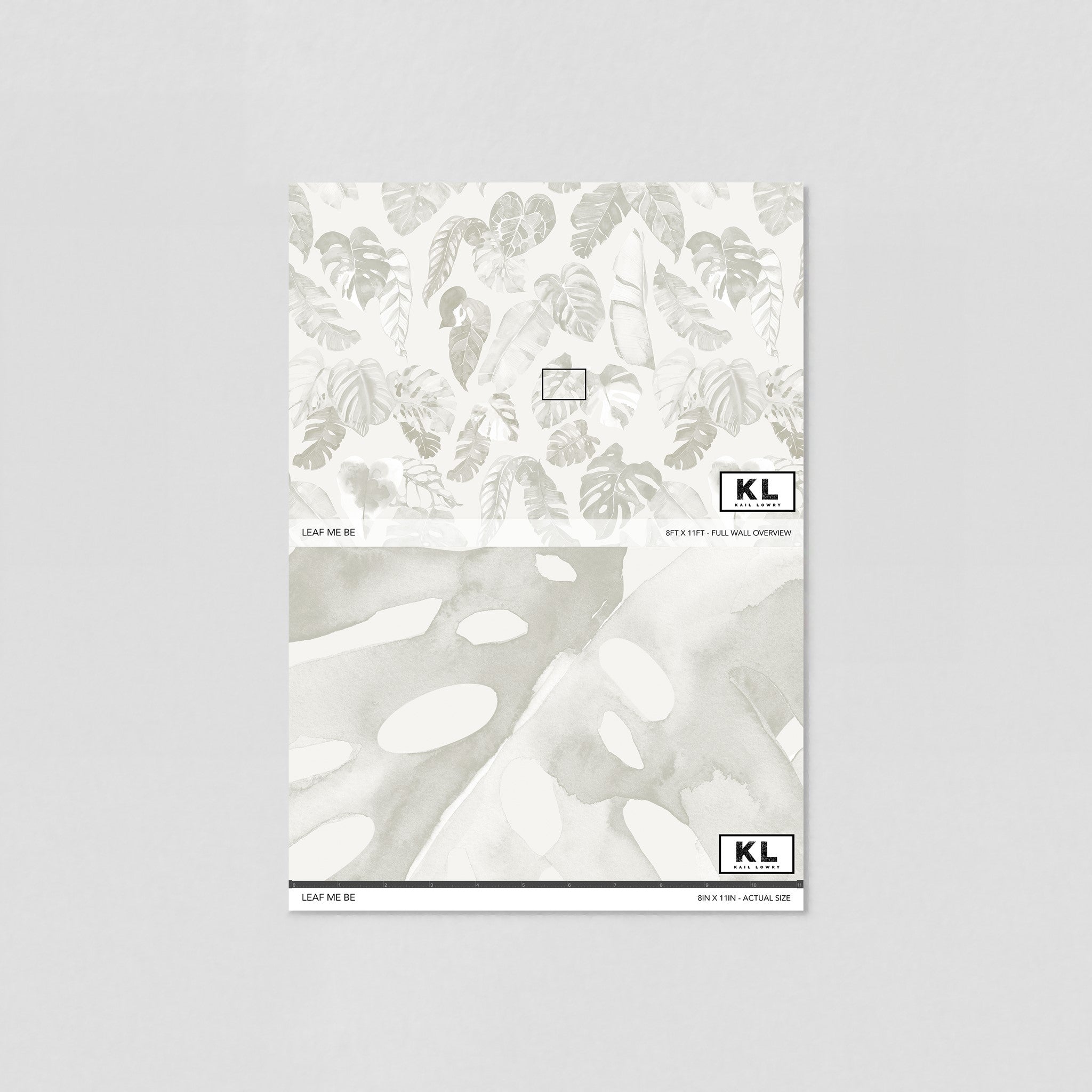 Leaf Me Be Wallpaper Wallpaper - The Kail Lowry Line from WALL BLUSH