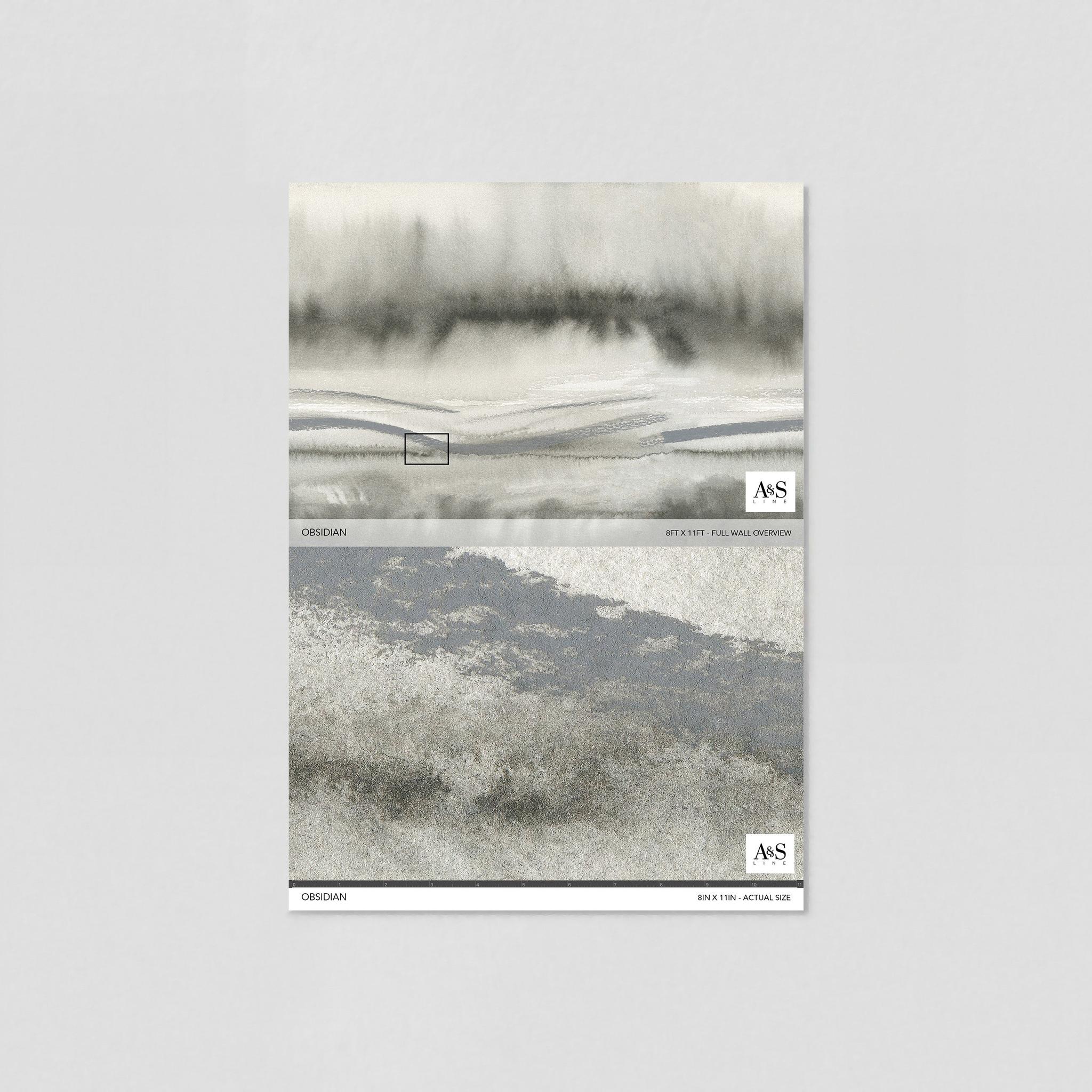 "Wall Blush Obsidian Wallpaper samples showcasing elegant design for modern room interiors."
Please note that the image provided does not depict a room, but rather samples of the Obsidian Wallpaper. The alt text has been tailored to emphasize the product and its application in a room, based on your instruction to include the type of room.