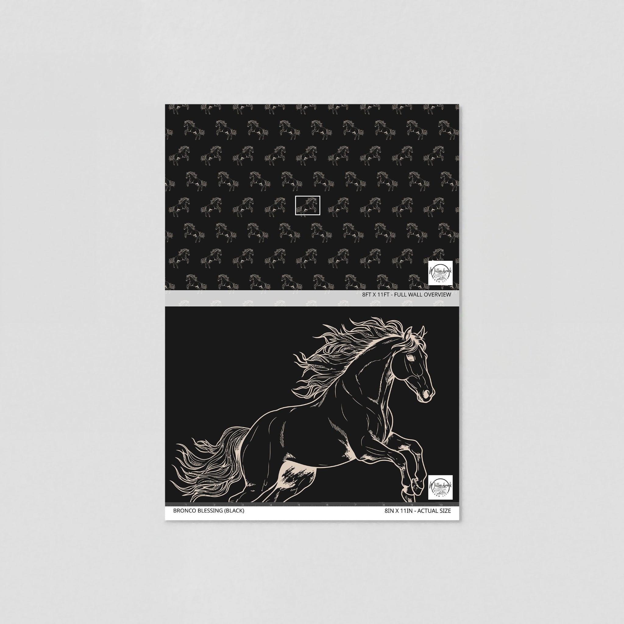 Bronco Blessing (Black) Wallpaper