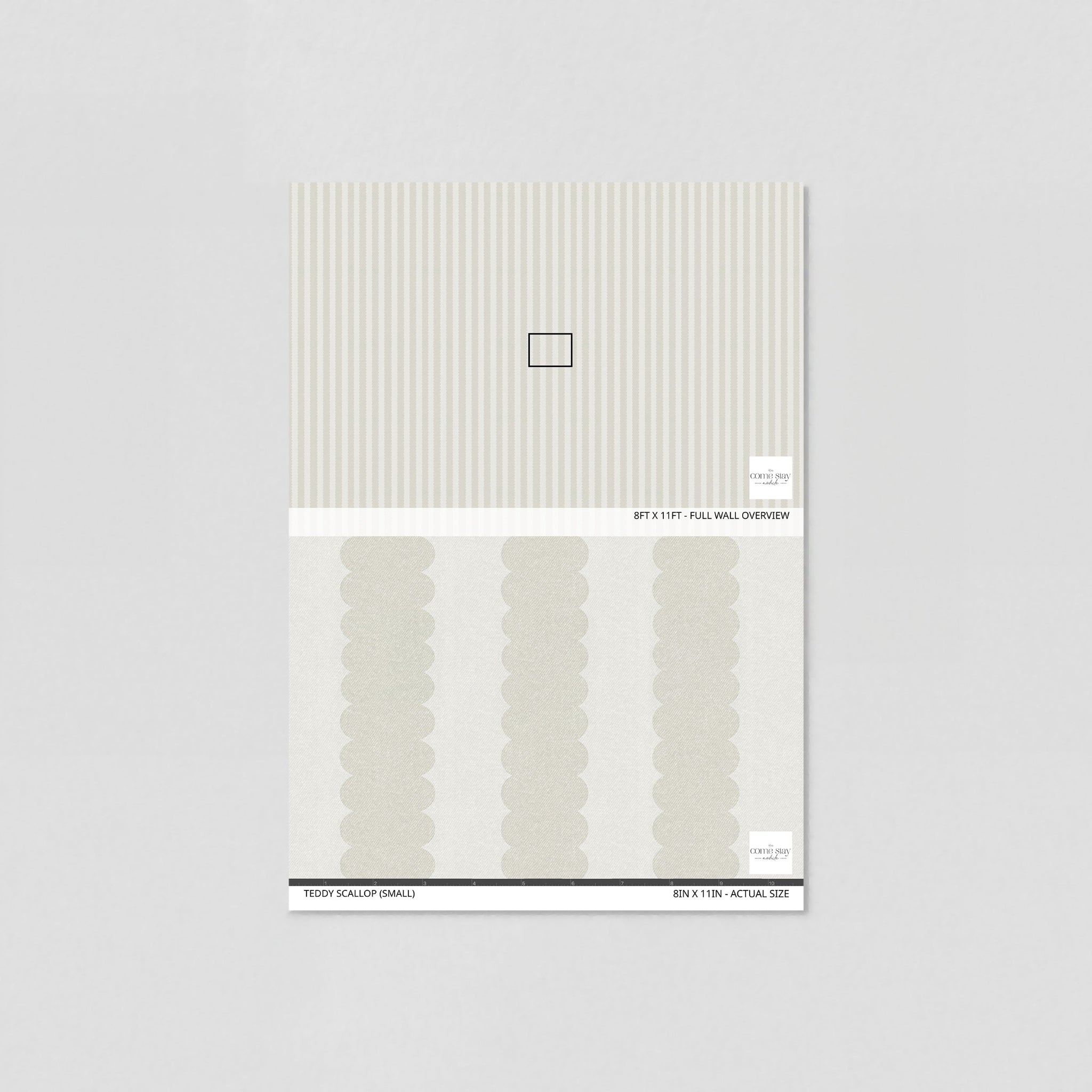 Teddy Scallop (Small) Wallpaper
