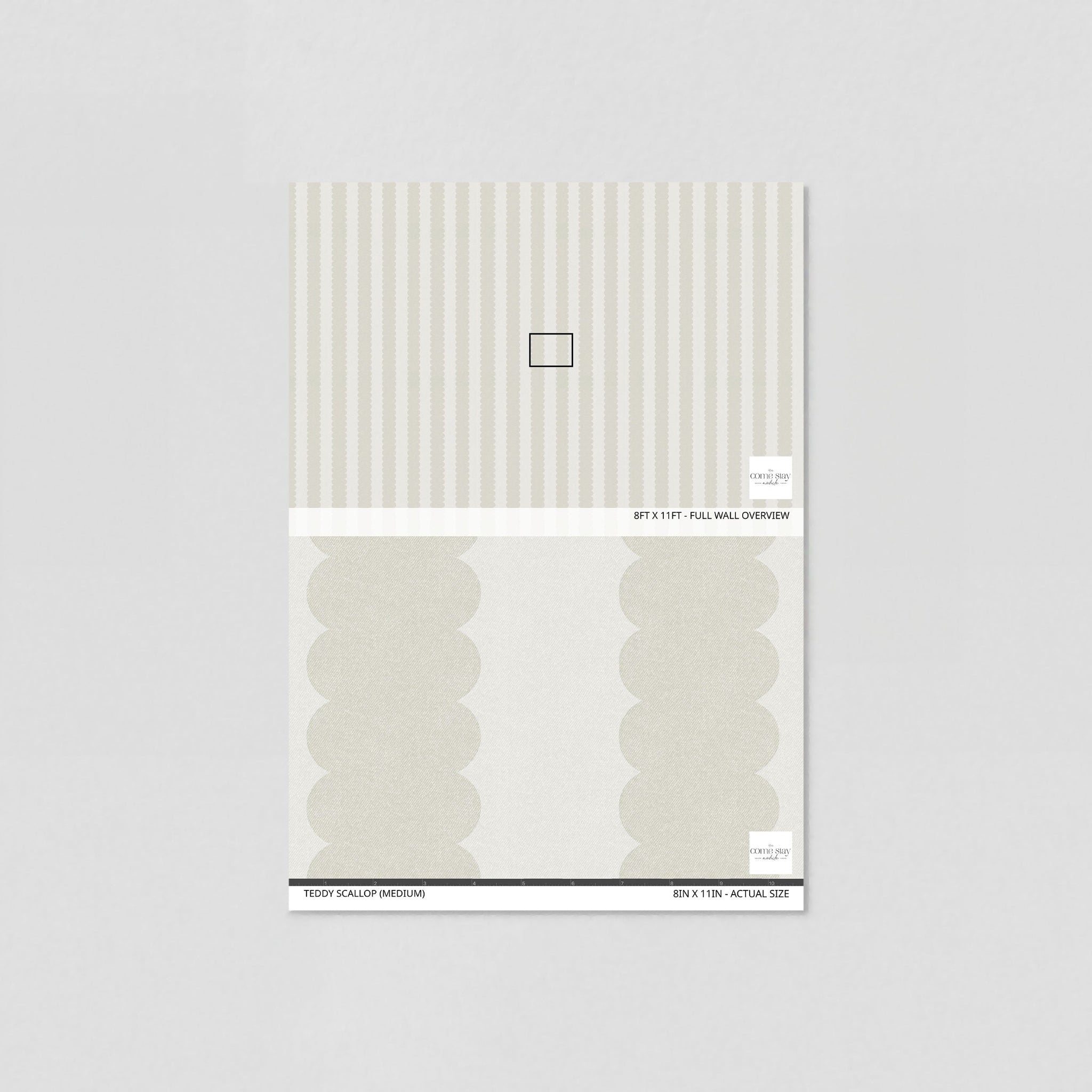 Teddy Scallop (Medium) Wallpaper