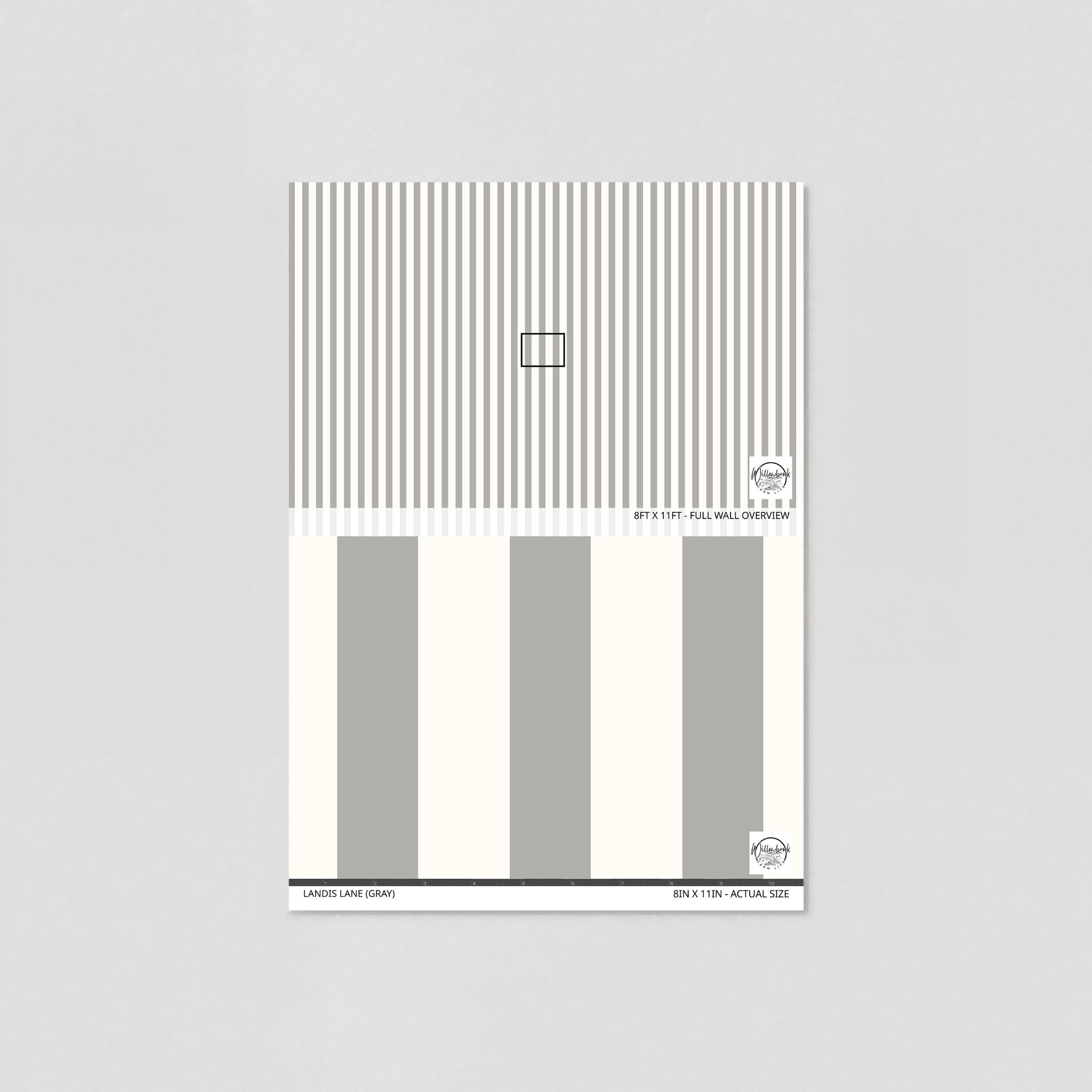 Landis Lane (Gray) Wallpaper