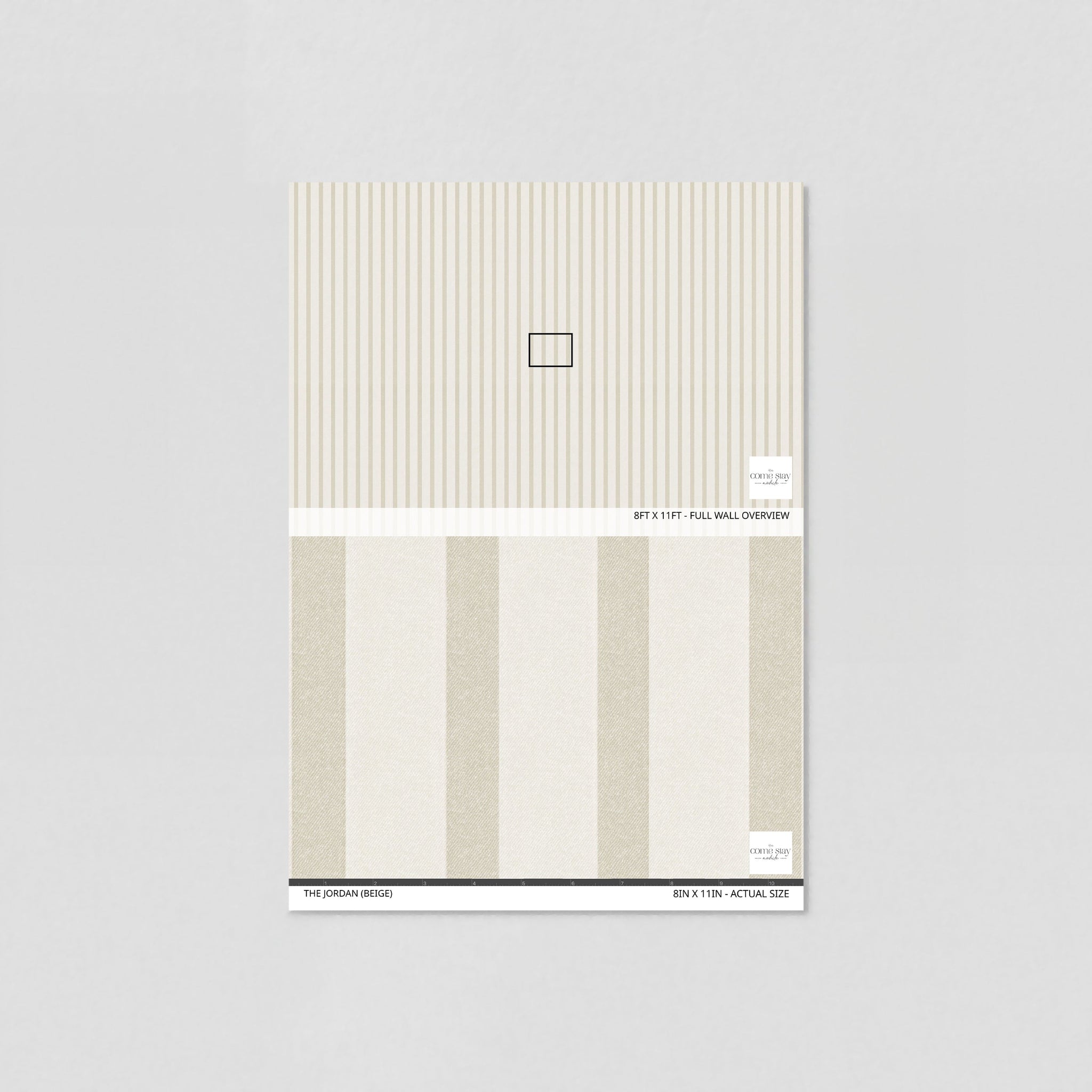 The Jordan (Beige) Wallpaper