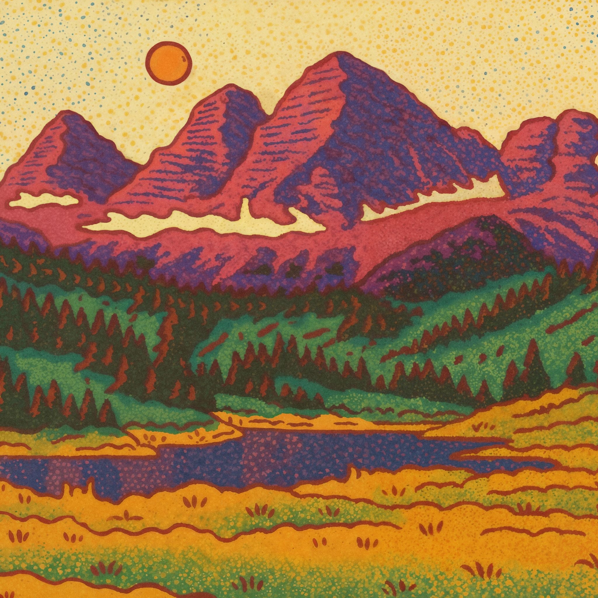 Alpine Glow Wallpaper