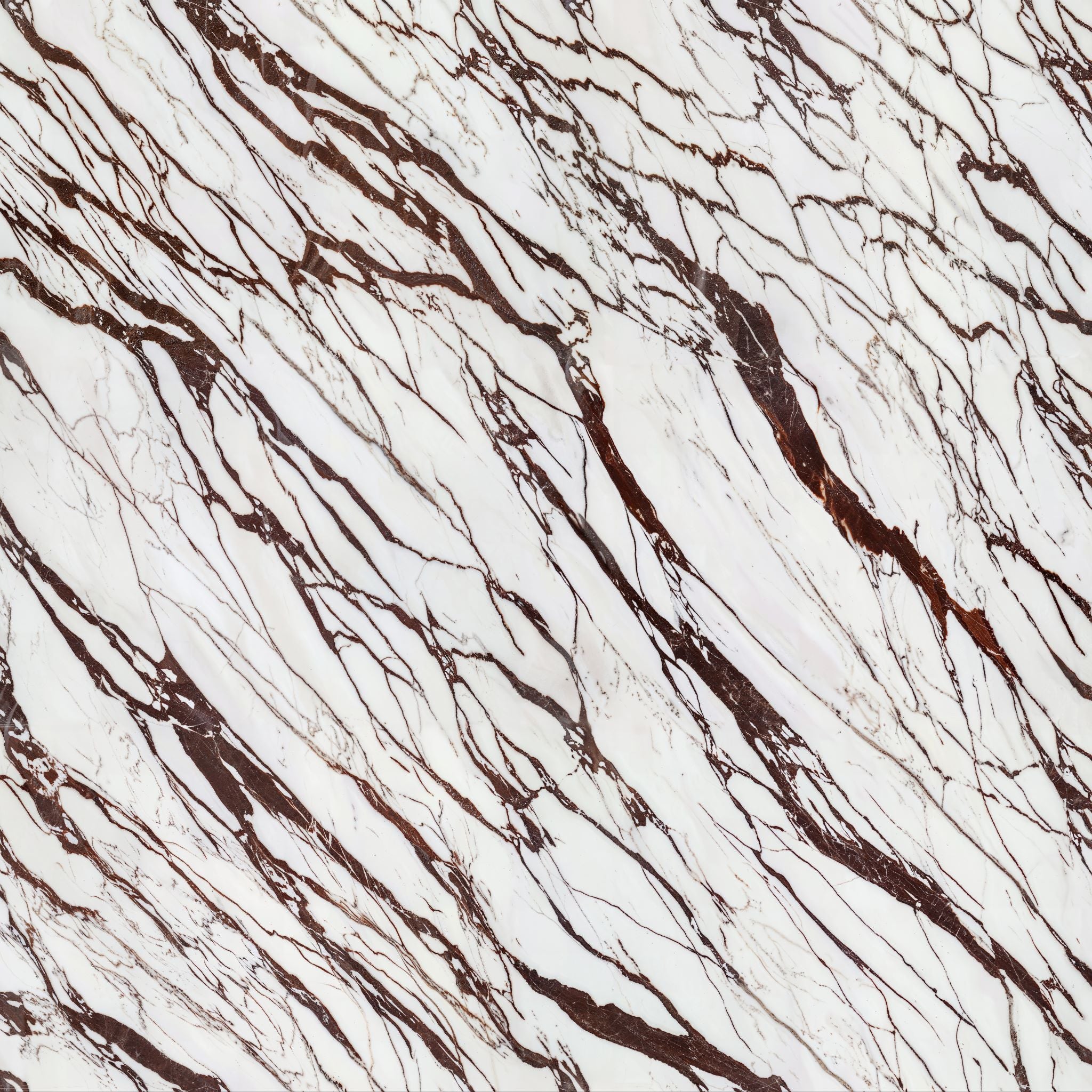 "Calacatta Wallpaper by Wall Blush showcasing elegant veins in a modern living room setting, highlighting durable and stylish design."