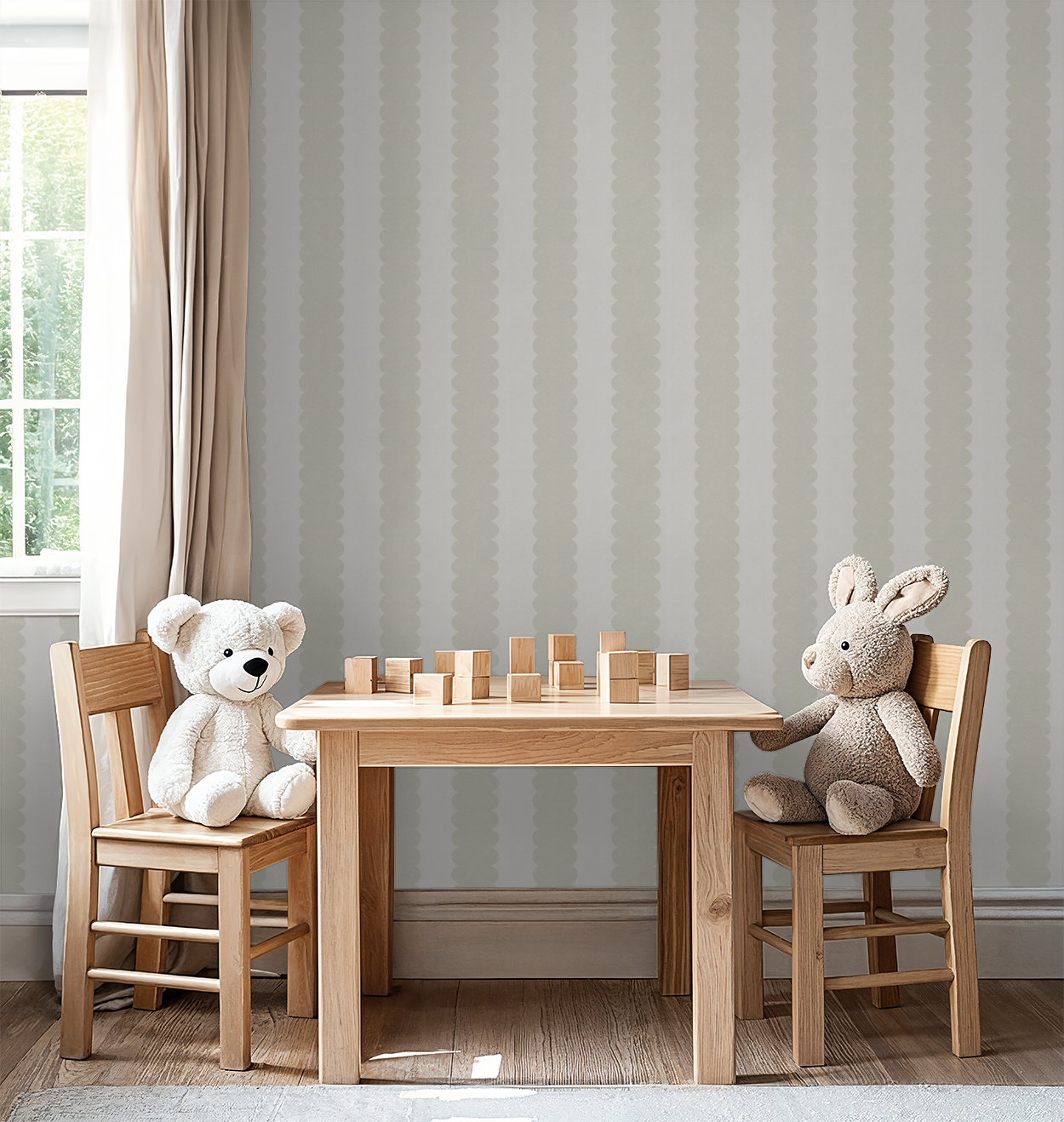 Teddy Scallop (Medium) Wallpaper