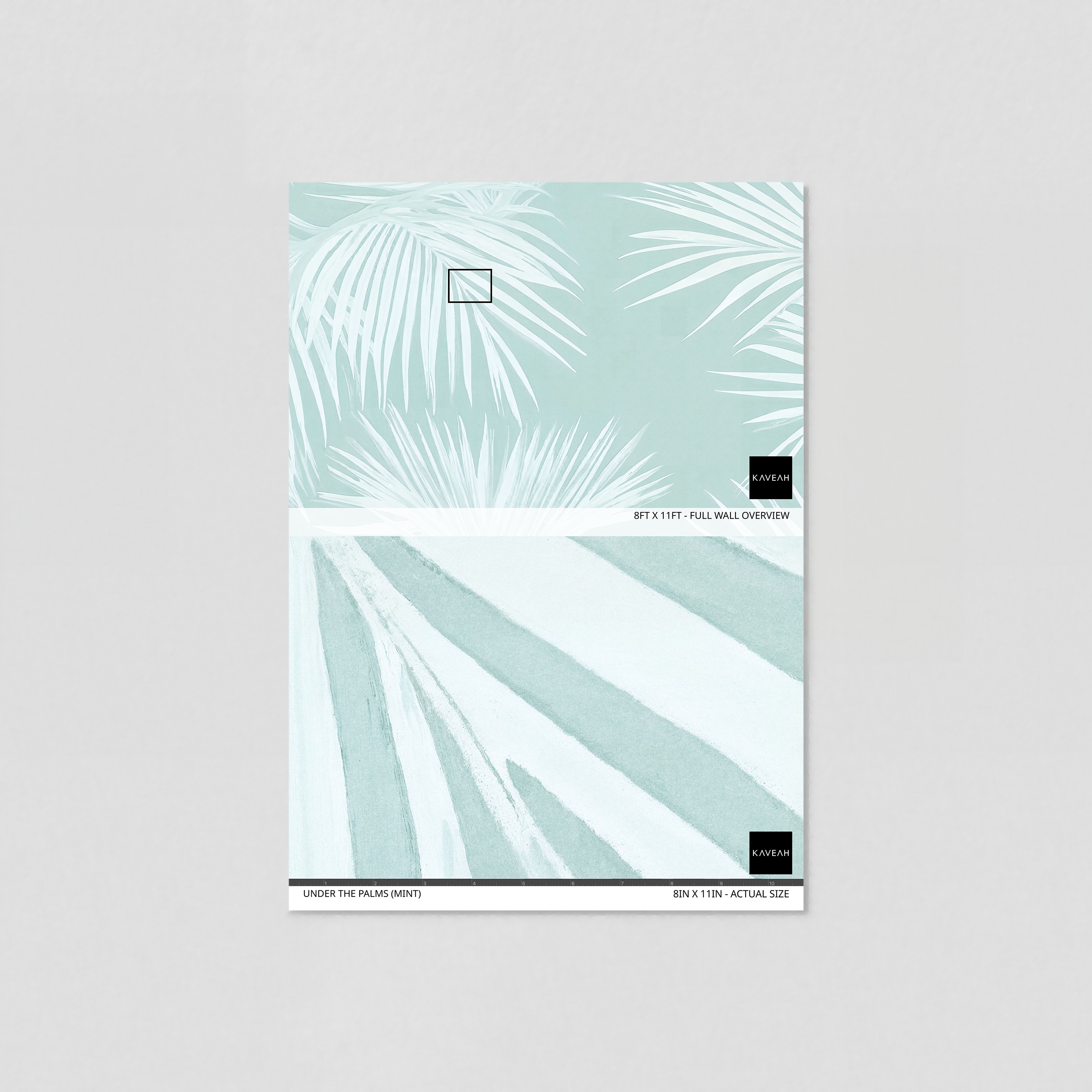 Under the Palms (Mint) Wallpaper