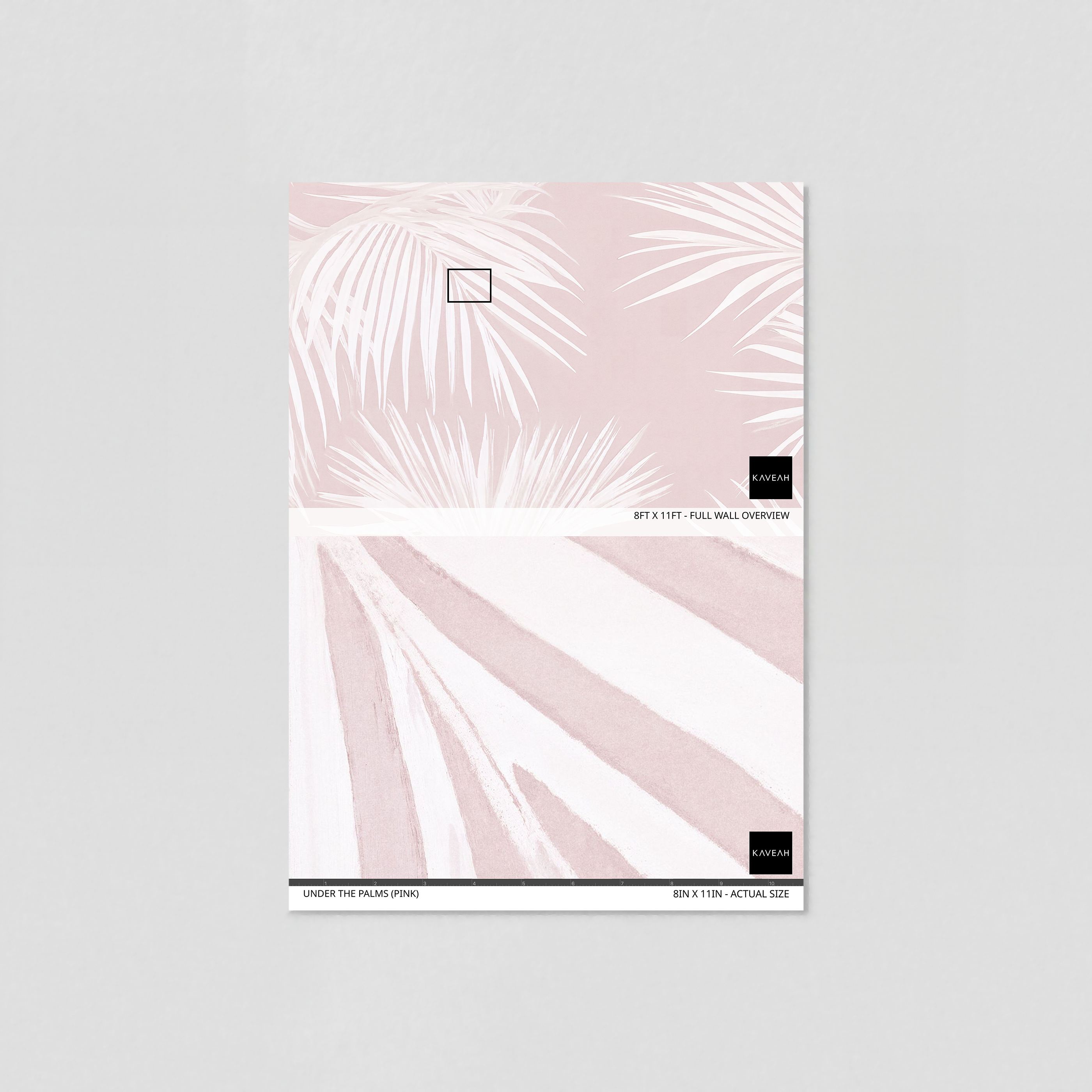 Under the Palms (Pink) Wallpaper