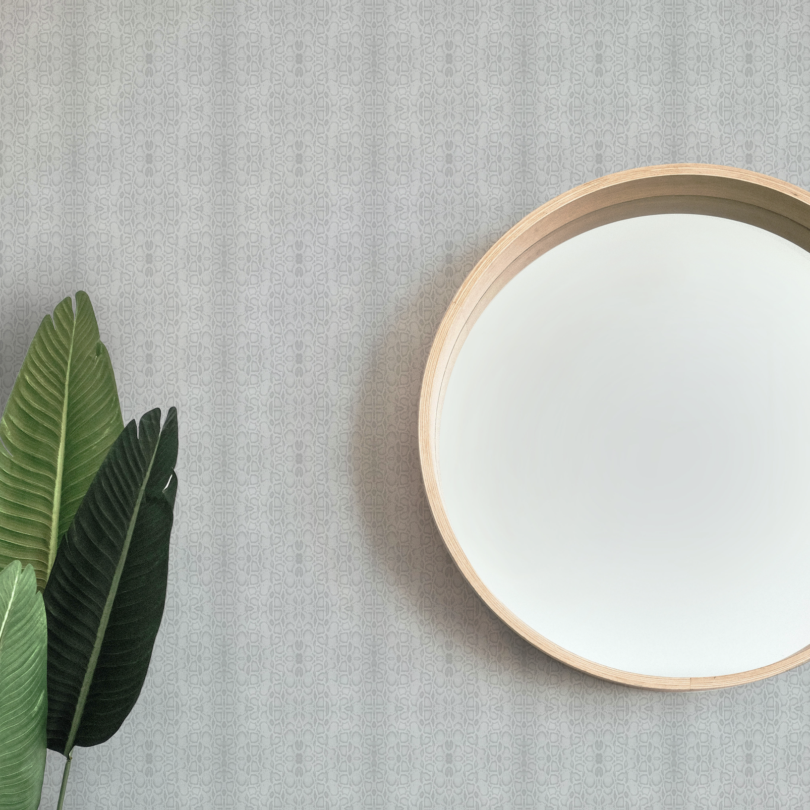 Modern Ashton Wallpaper by The Chelsea DeBoer Line in a stylish living room setting, with focus on texture and design.