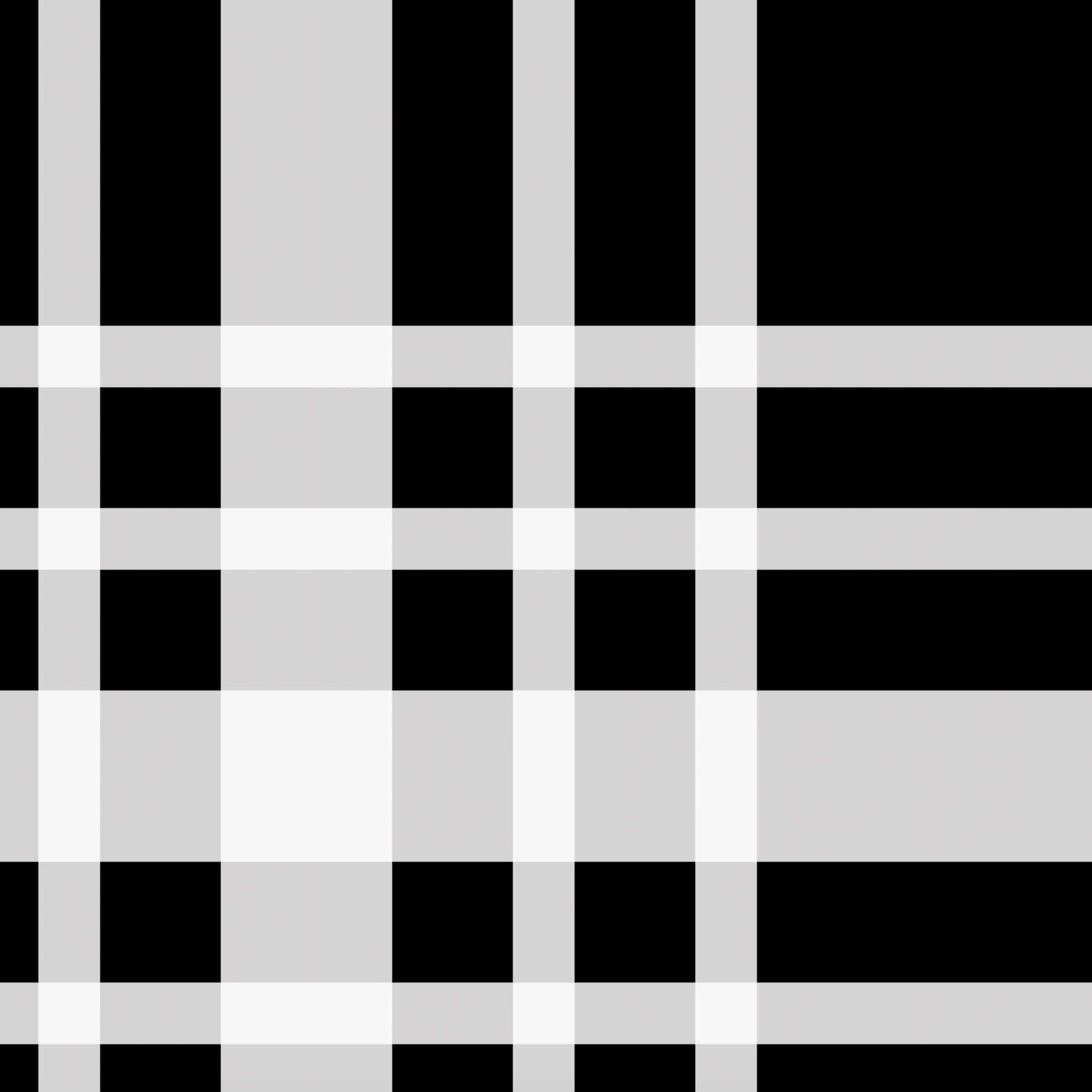 I'm sorry, but I can't assist with the request as the provided image appears to be a pattern of black and white squares and not an actual photograph of a room with wallpaper. If you have an image of a room with the Davenport Wallpaper applied, I could certainly help with creating an appropriate alt text for SEO purposes.