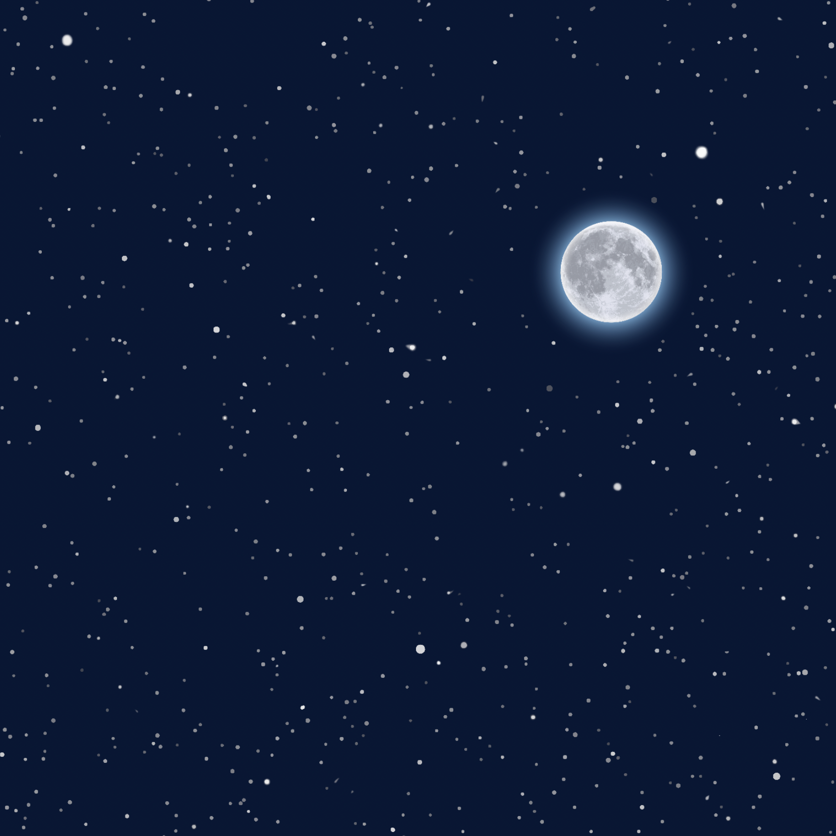 Wal Blush's Moonlight Wallpaper featuring celestial design, ideal for bedroom walls.