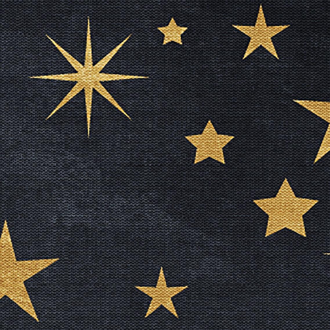 Le Petit Wallpaper by Wall Blush SG02, star pattern on display in a modern bedroom setting, focus on design.