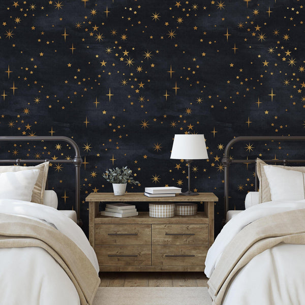 Le Petit - Vintage Stars Wallpaper– WALL BLUSH
