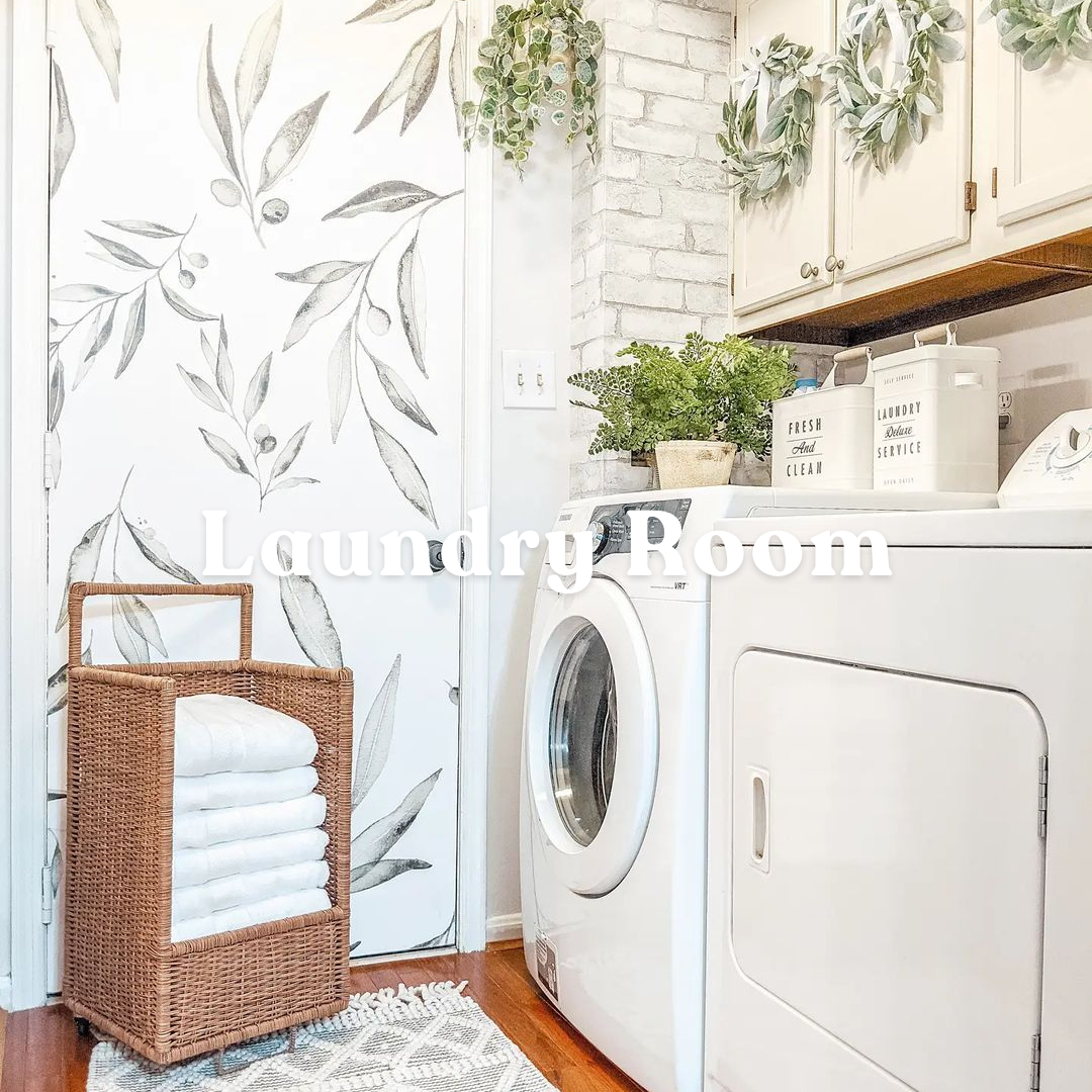 Laundry Room Wallpaper