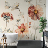 Wildflower Dreams Wallpaper (Cream)