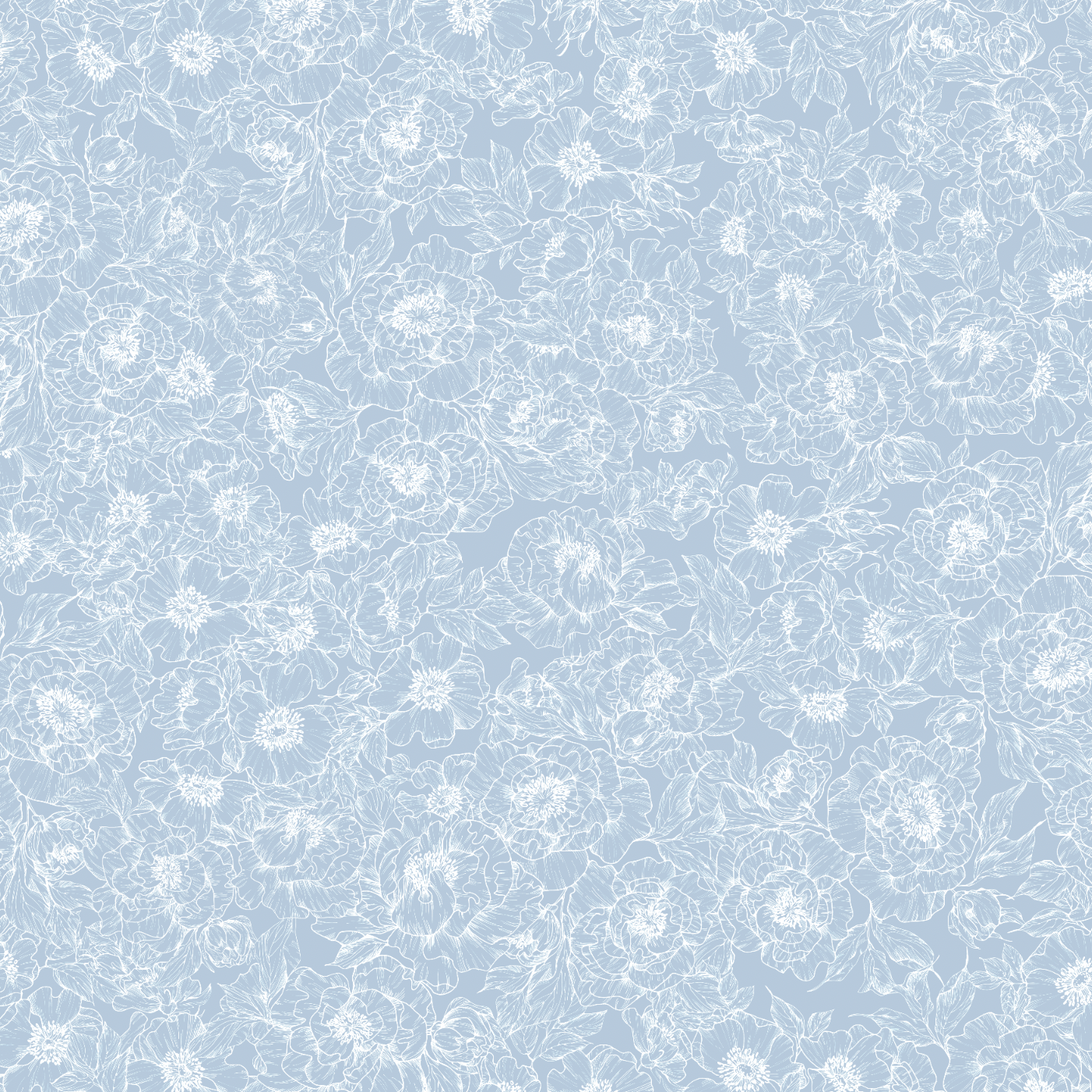 The Dutchess (Baby Blue) Wallpaper - 10 FT H X 13 FT W Traditional