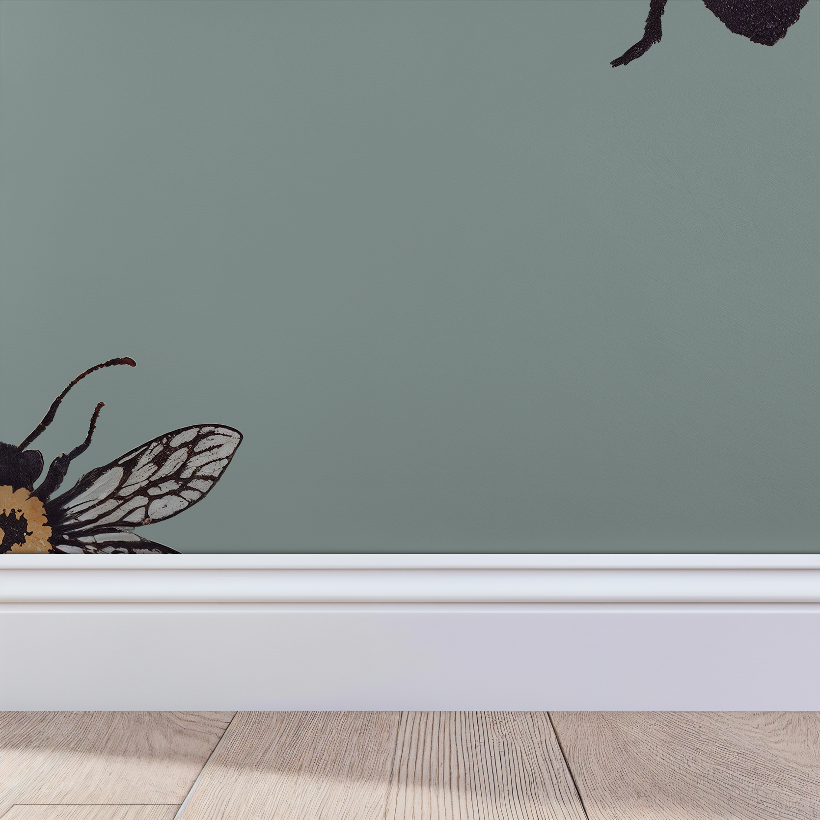 Life of Bees (Blue) Wallpaper