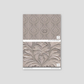 Sample of Daphne Brocade (Taupe) Wallpaper