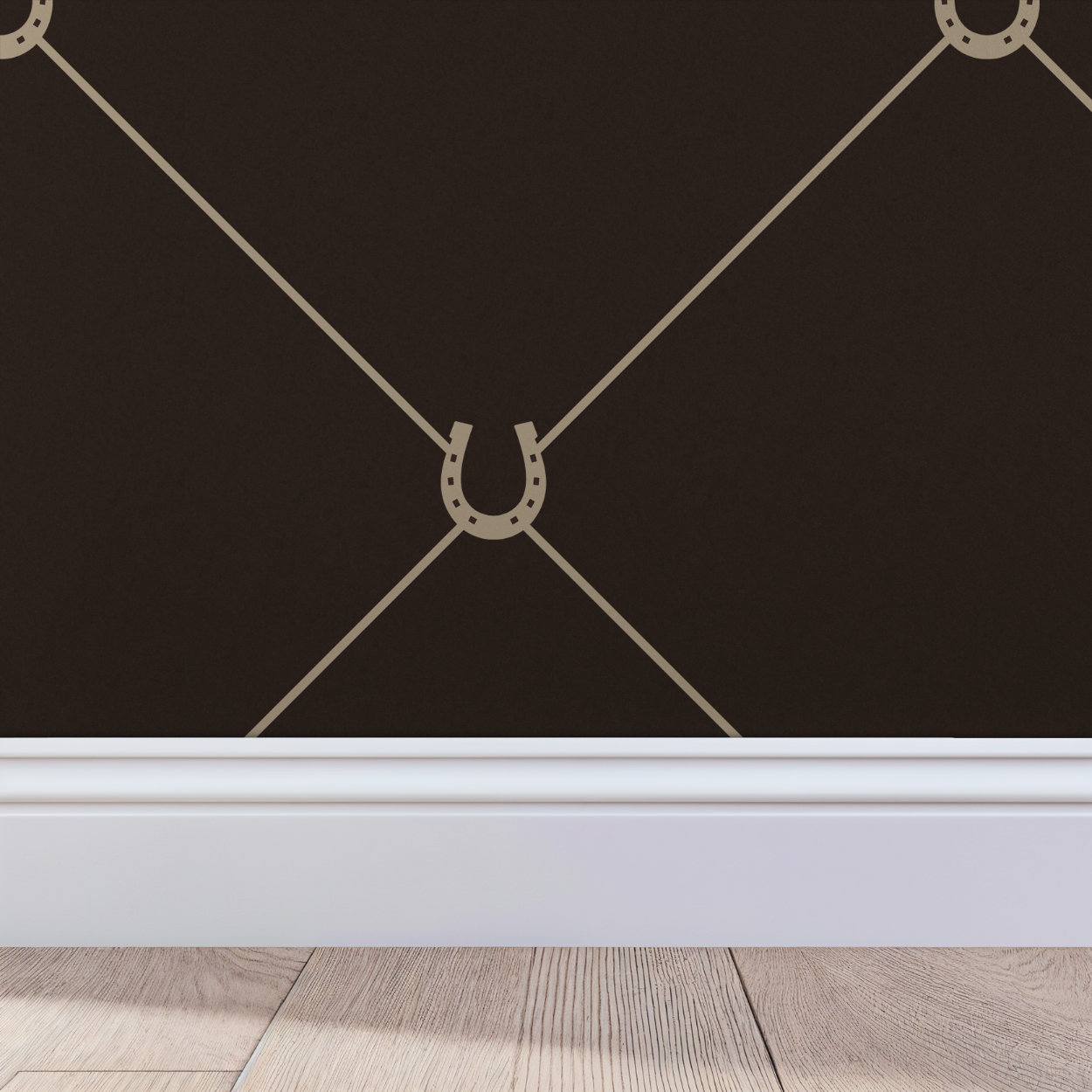 Double Diamond (Brown) Wallpaper