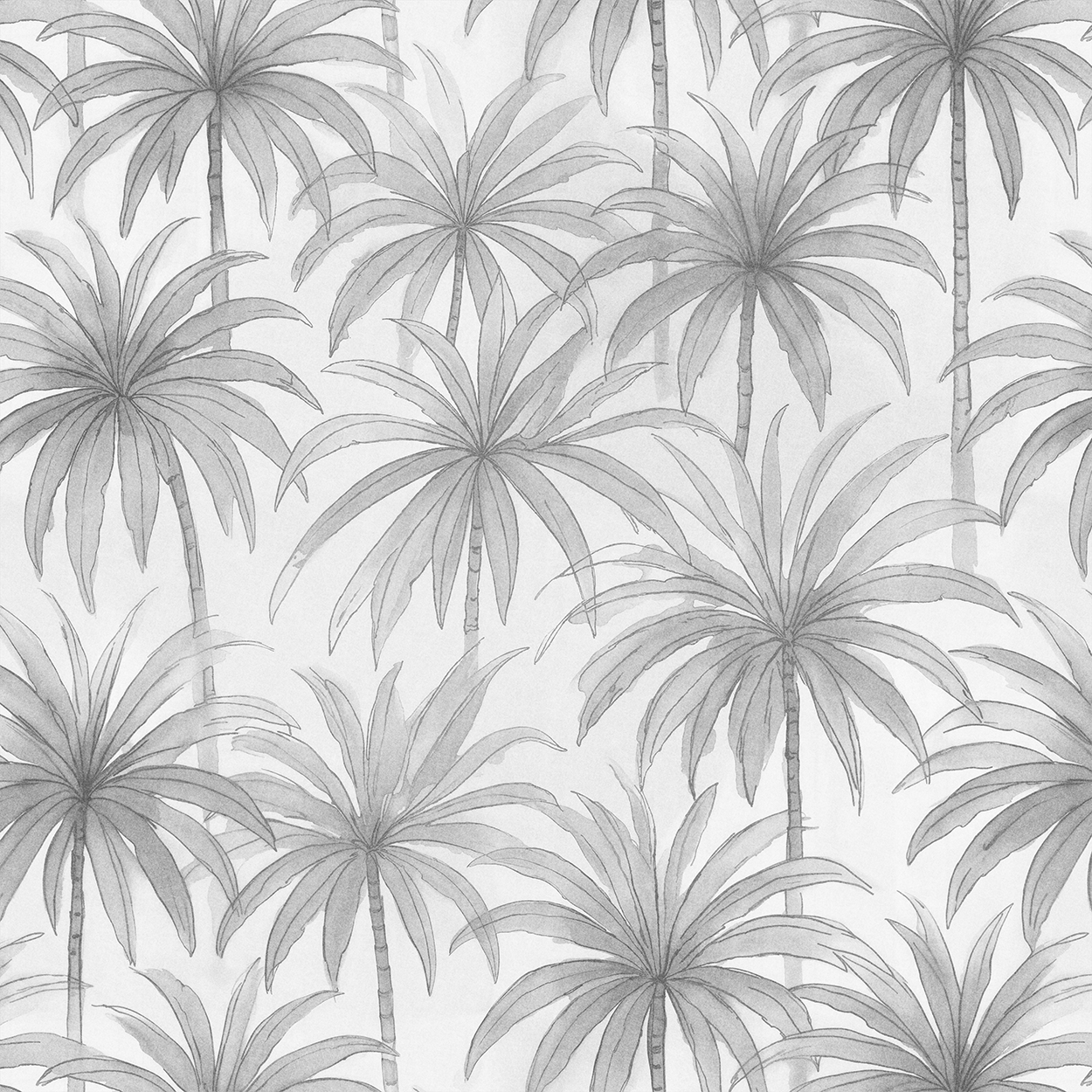 Palm Reverie (Black) Wallpaper