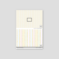 Sample of Garden Row Stripe (Small) Wallpaper