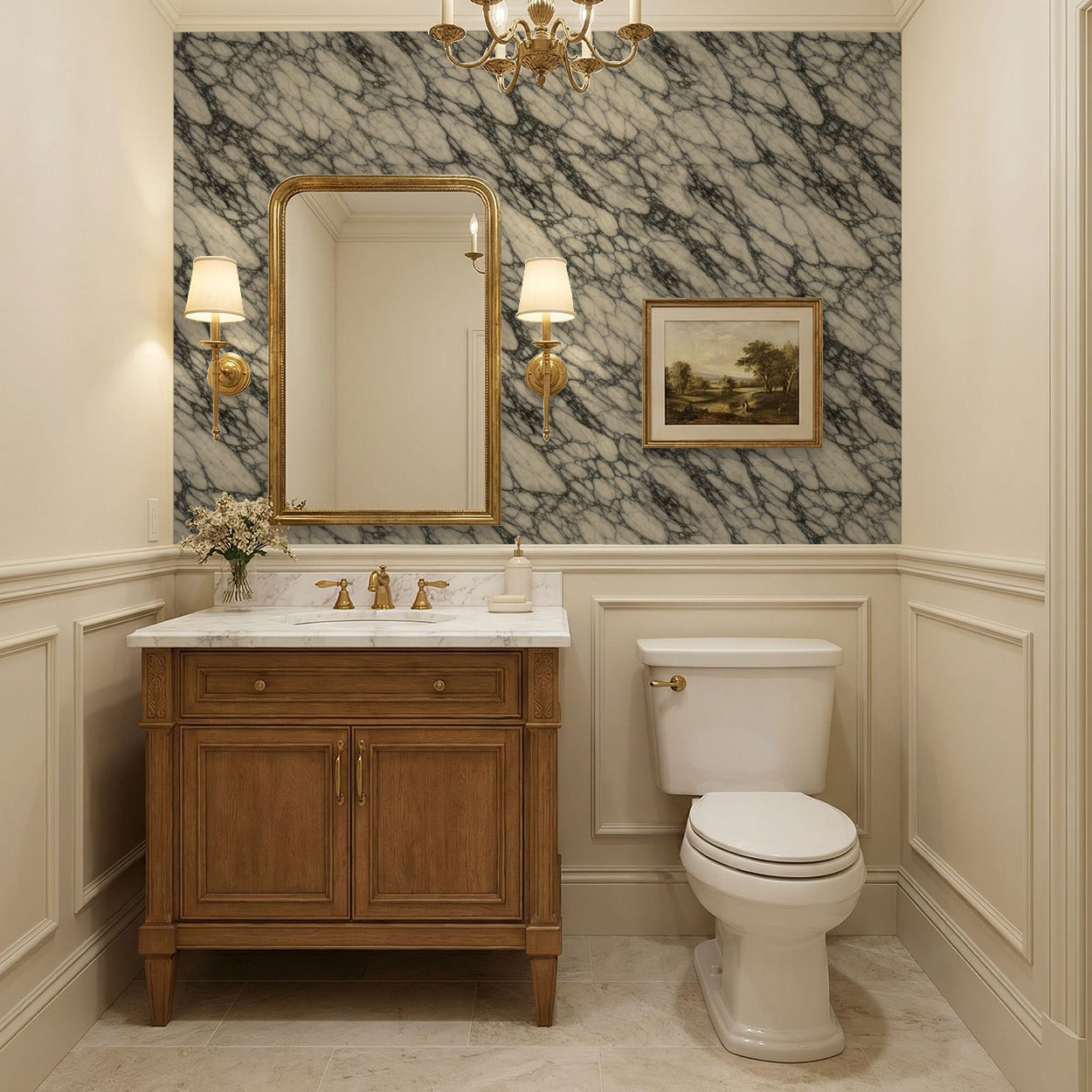 Ivory Stone Wallpaper