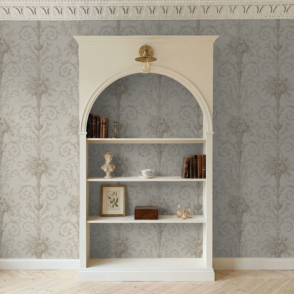 Faded Fleur Wallpaper