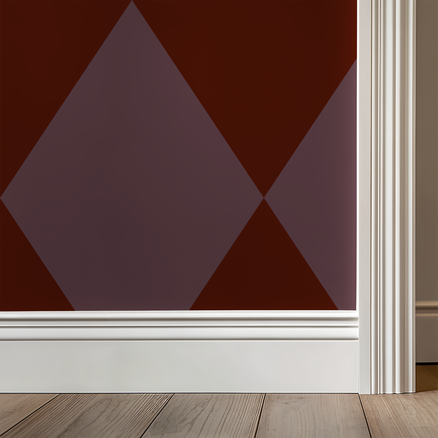 Harlequin (Burgundy) Wallpaper