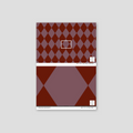 Sample of Harlequin (Burgundy) Wallpaper