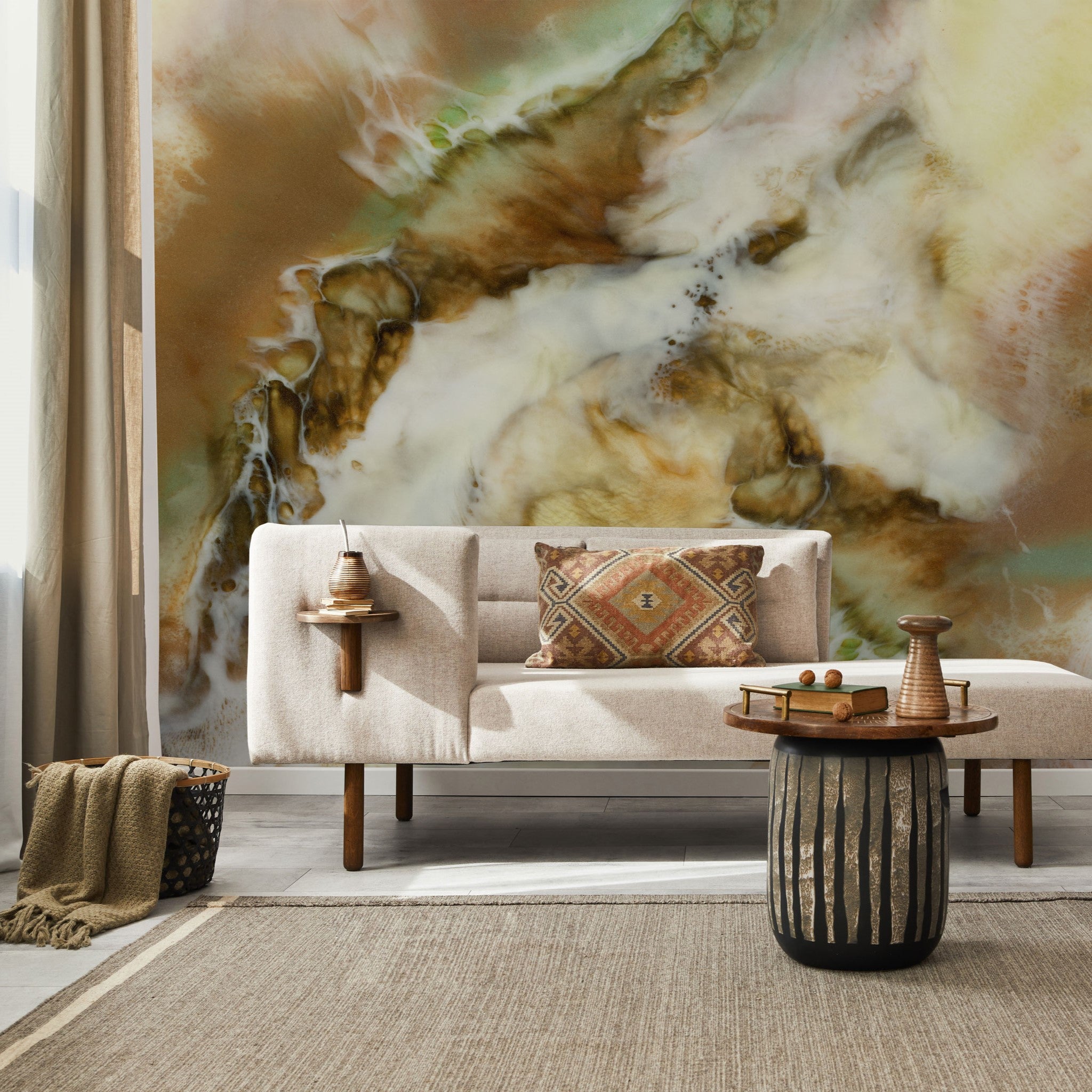 Tiger's Eye Wallpaper Wallpaper - The A&S Line from WALL BLUSH