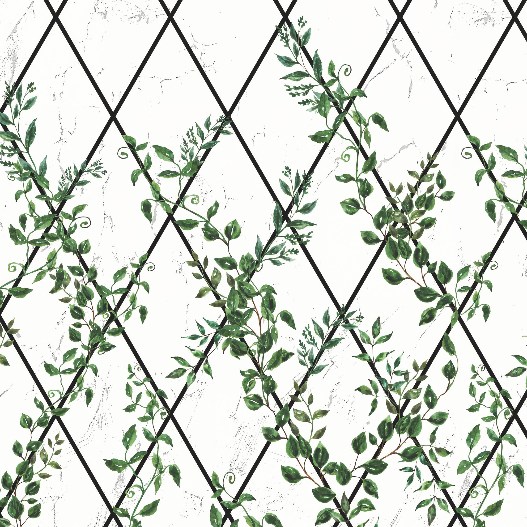 Greenhouse Trellis (Mural Edition) Wallpaper