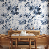 Wild Blues Wallpaper Wallpaper - Wall Blush from WALL BLUSH
