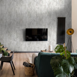 Modern living room featuring Wall Blush's Muse Wallpaper as the focal point with stylish furnishings.