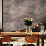 "Heaven Sent Wallpaper by Wall Blush featured in a stylish dining room, accentuating the space with its elegant design."