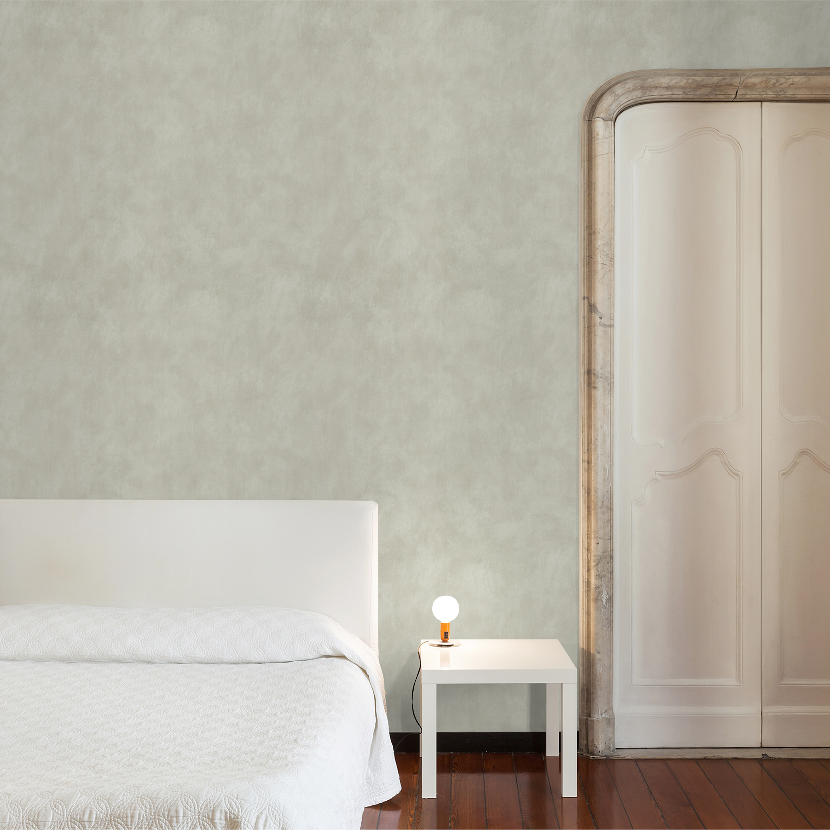 Limewash (Gray) Wallpaper