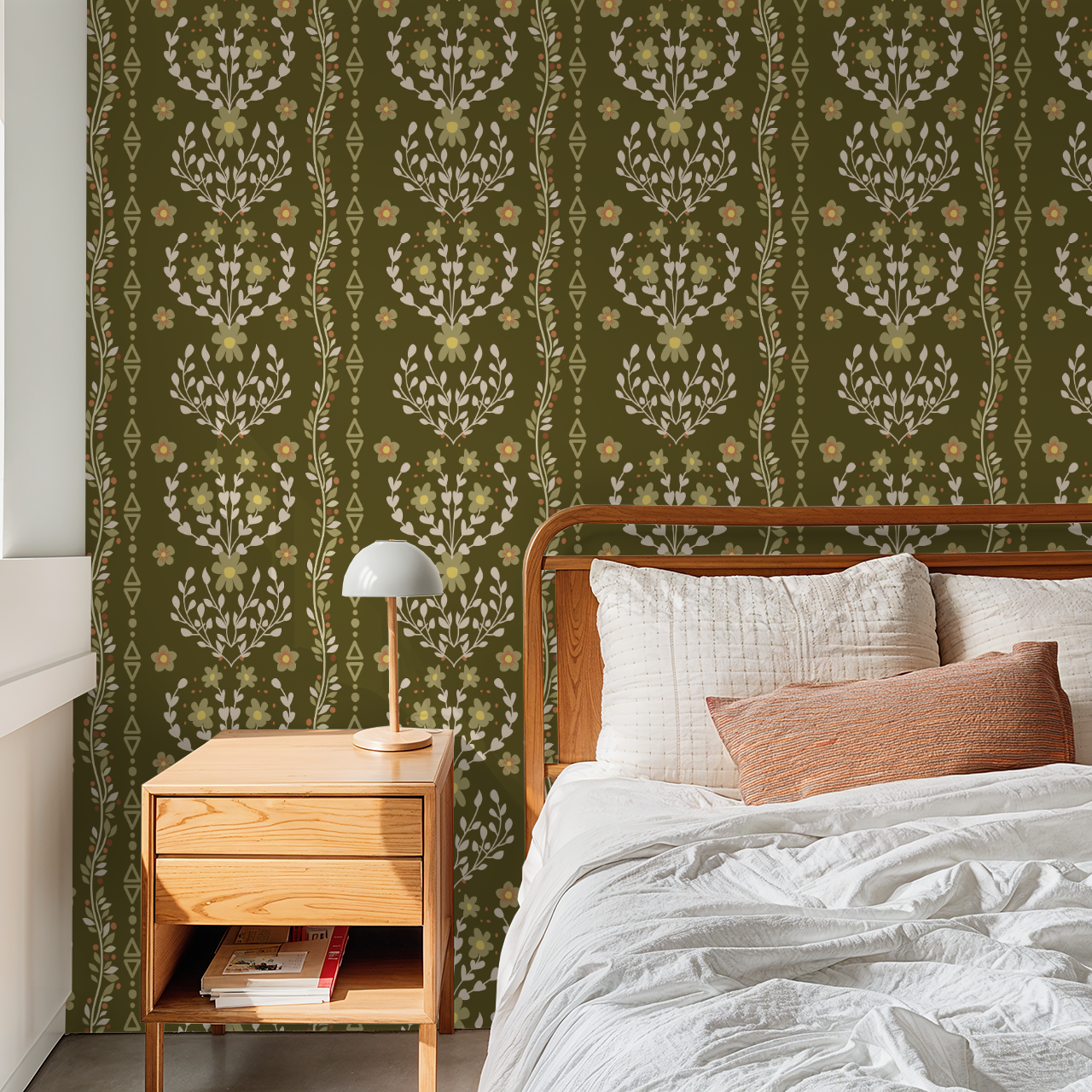 Beacon Meadow (Green) Wallpaper