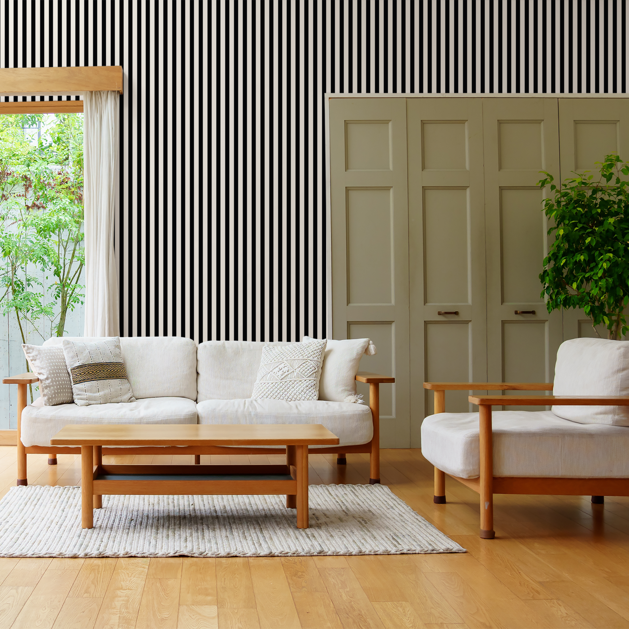 Landis Lane (Black) Wallpaper
