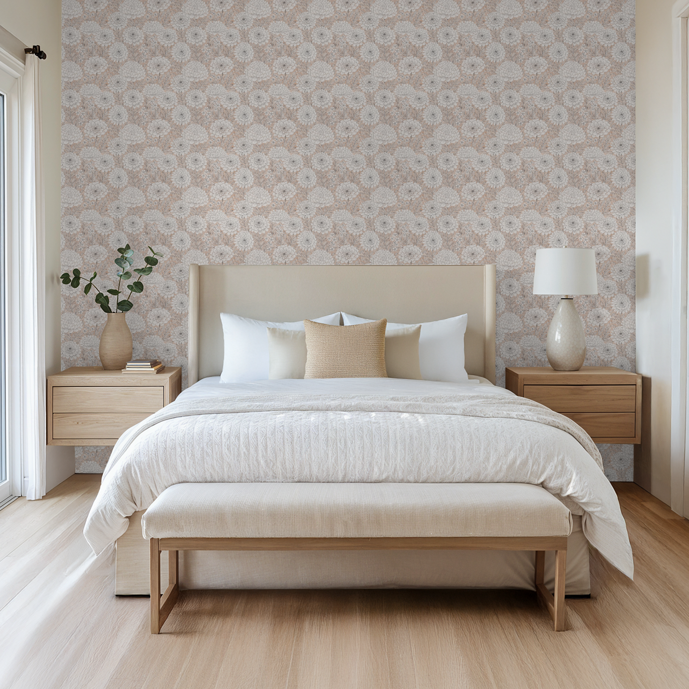 Samantha (Blush) Wallpaper