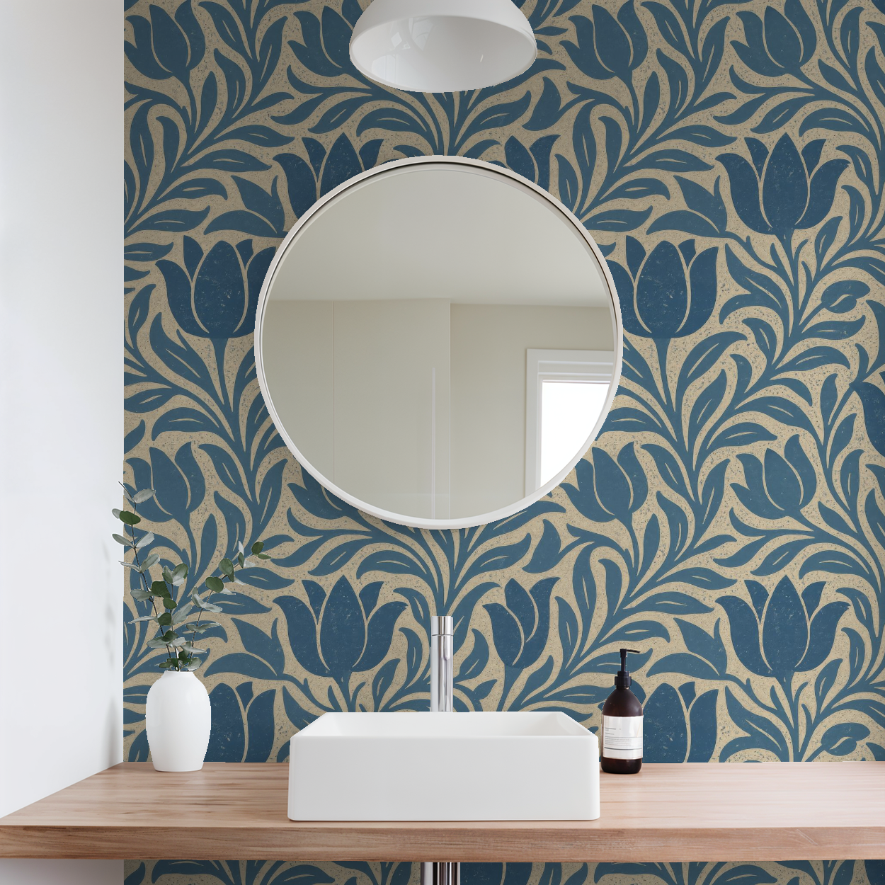 Blue Petals Wallpaper