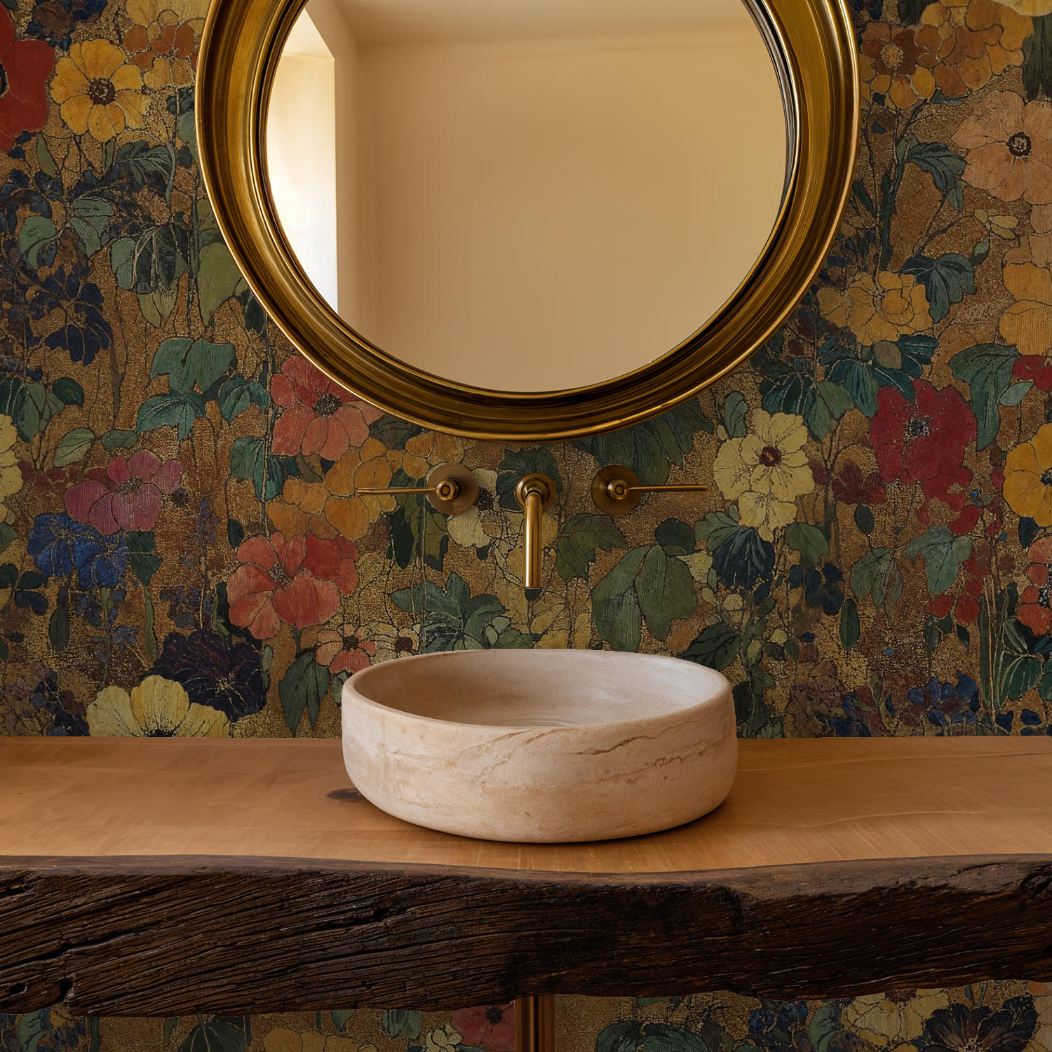 Millie Wallpaper - 10 FT H X 8 FT W Traditional