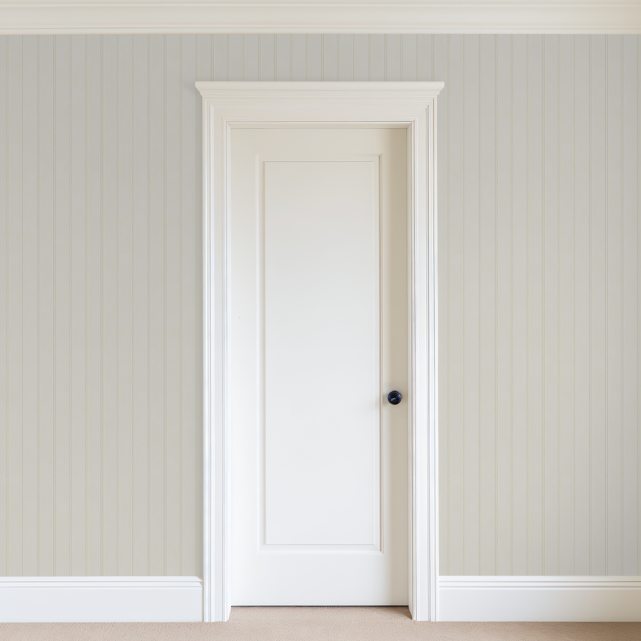 Beadboard (Cream) Wallpaper