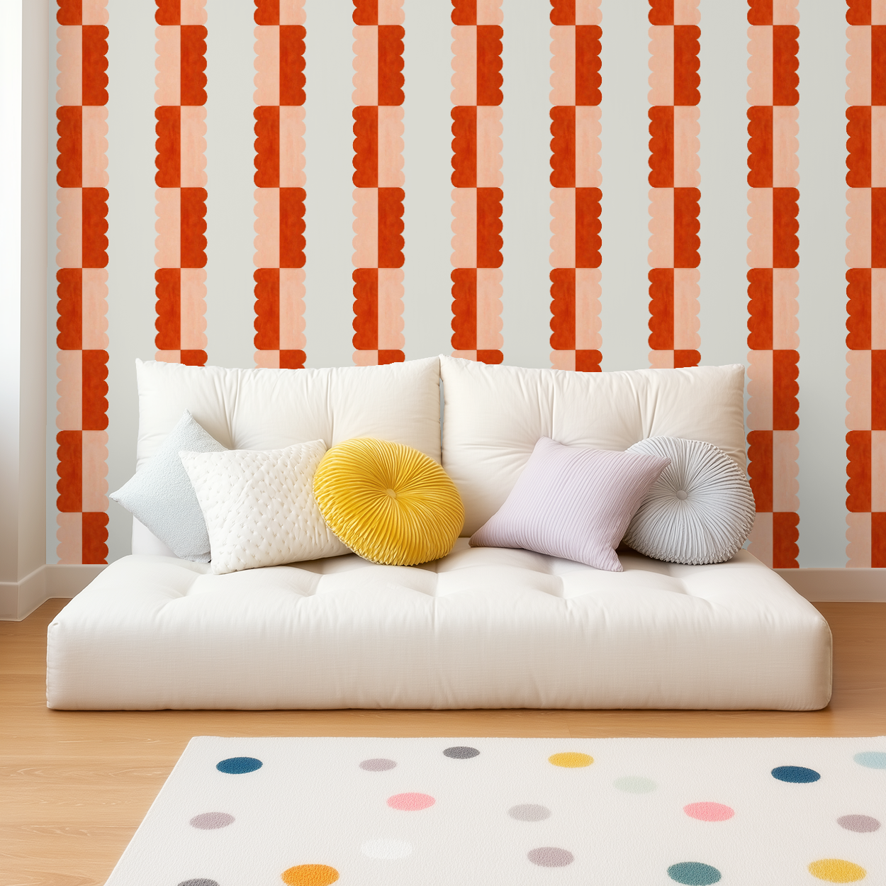 Blake (Red and Pink) Wallpaper