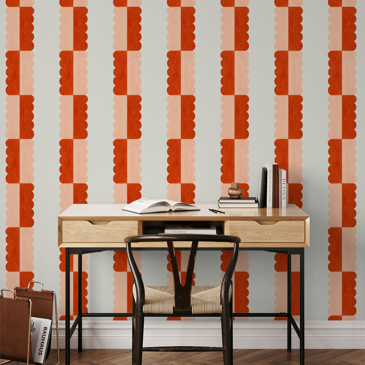 Blake (Red and Pink) Wallpaper