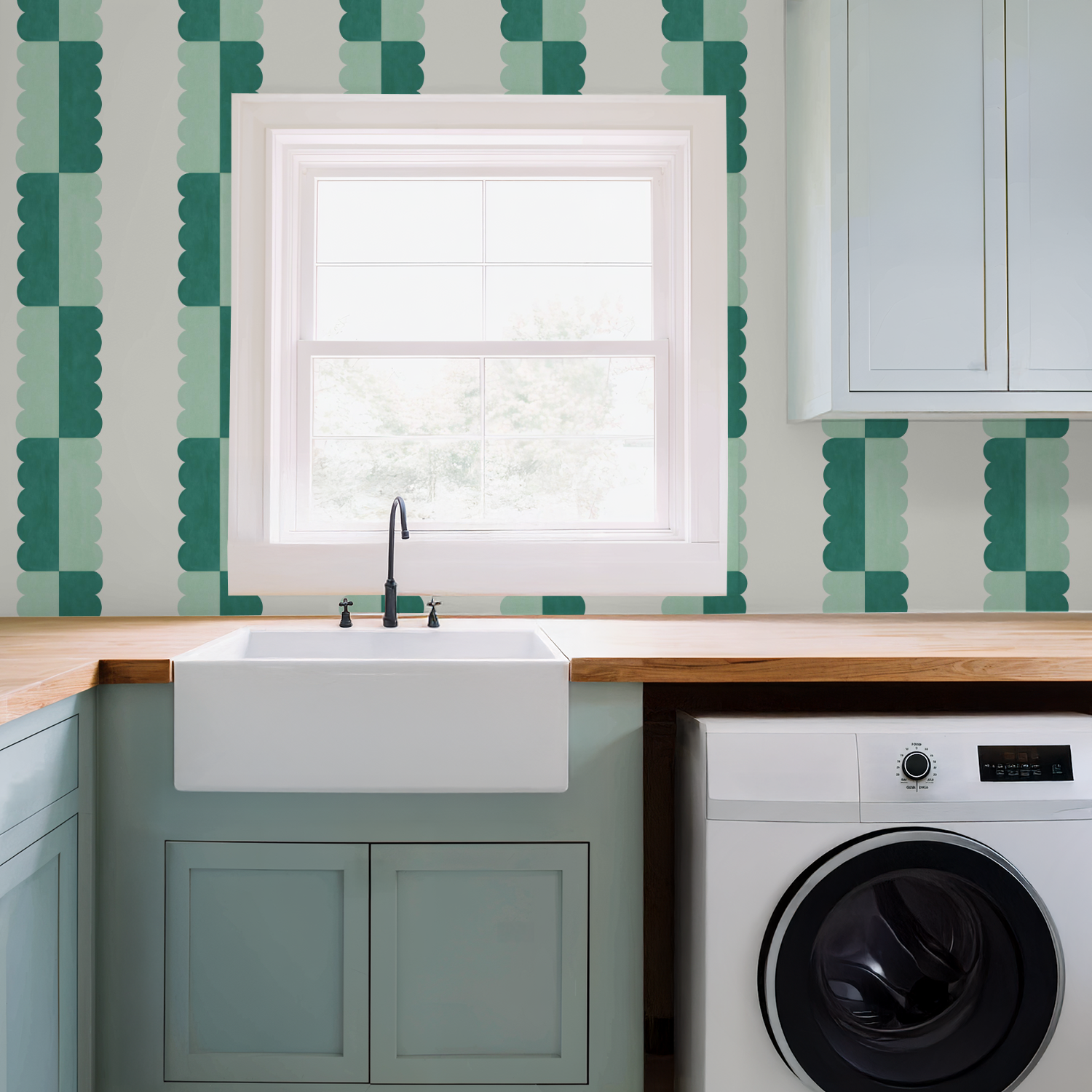 Blake (Teal) Wallpaper