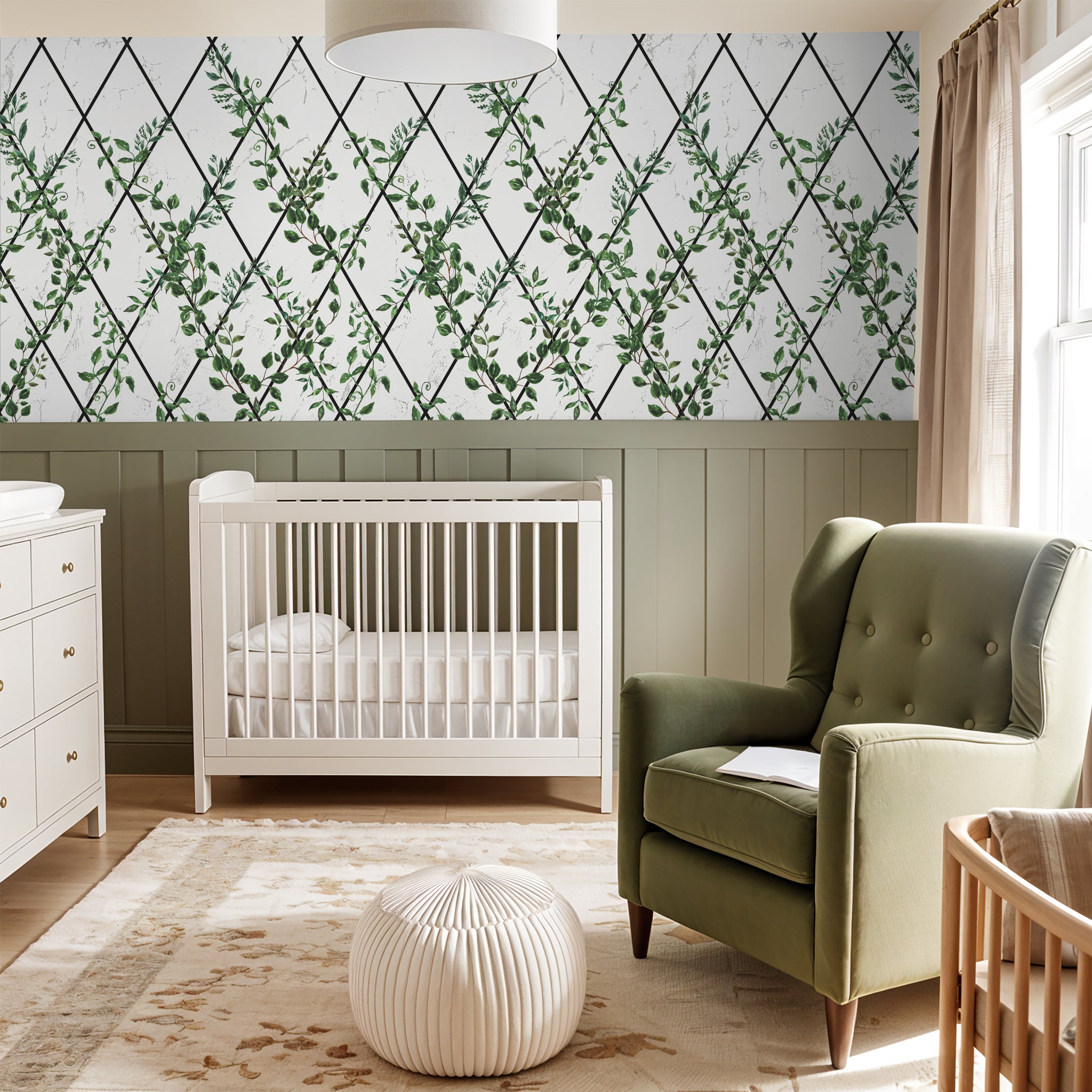 Greenhouse Trellis (Mural Edition) Wallpaper