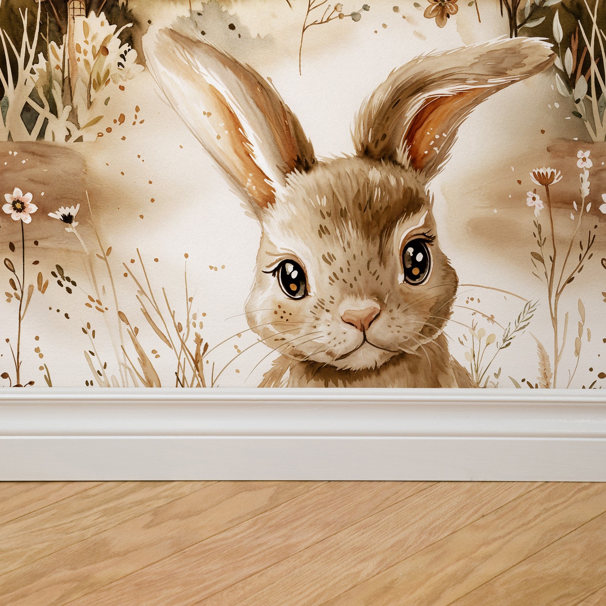 Thumper - Watercolor Bunny Wallpaper