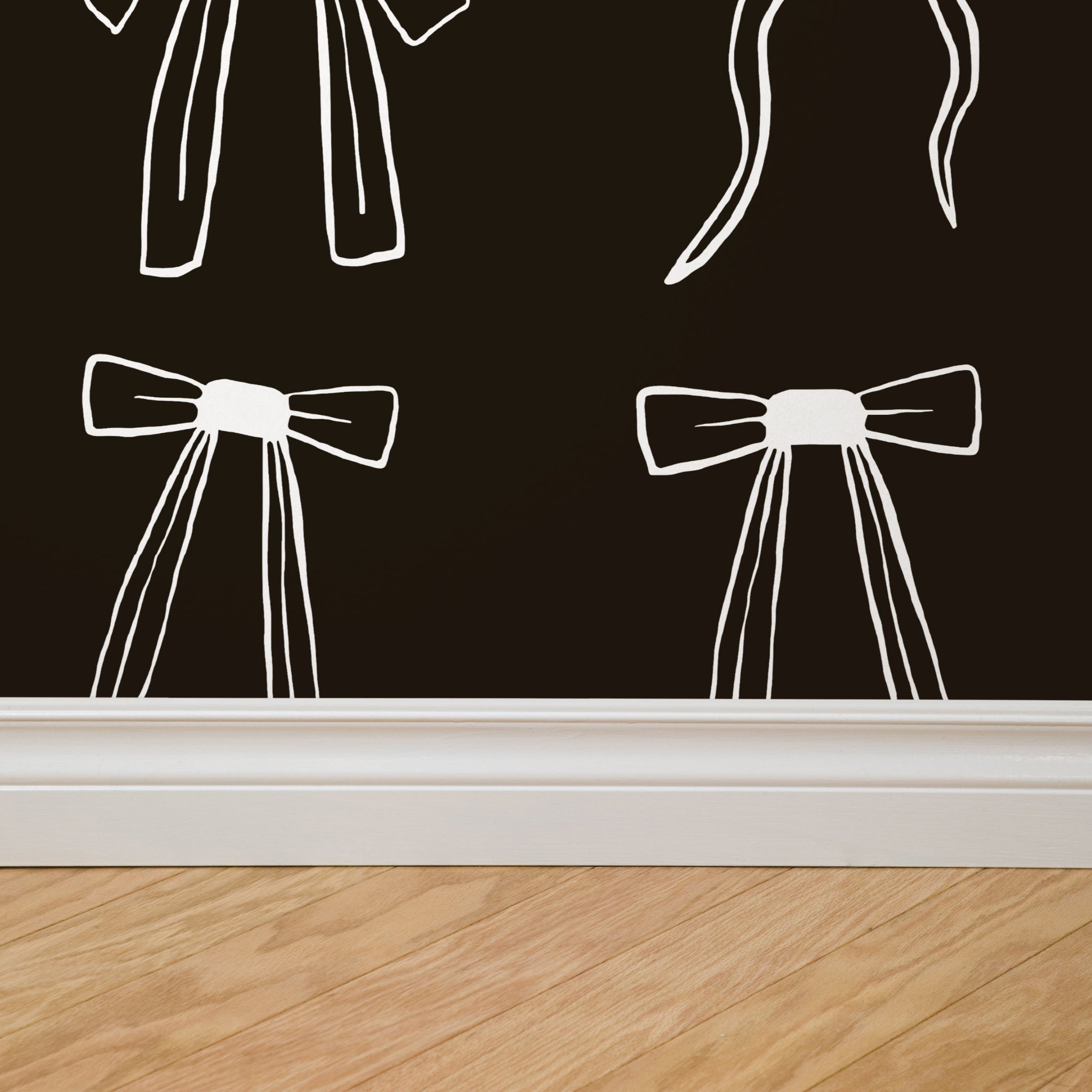 Perfectly Tied (Black) Wallpaper