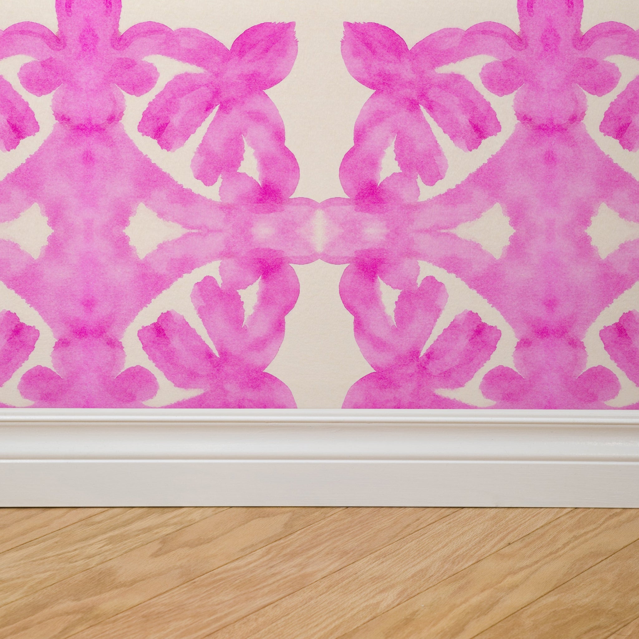 Jagger Damask (Pink) Wallpaper