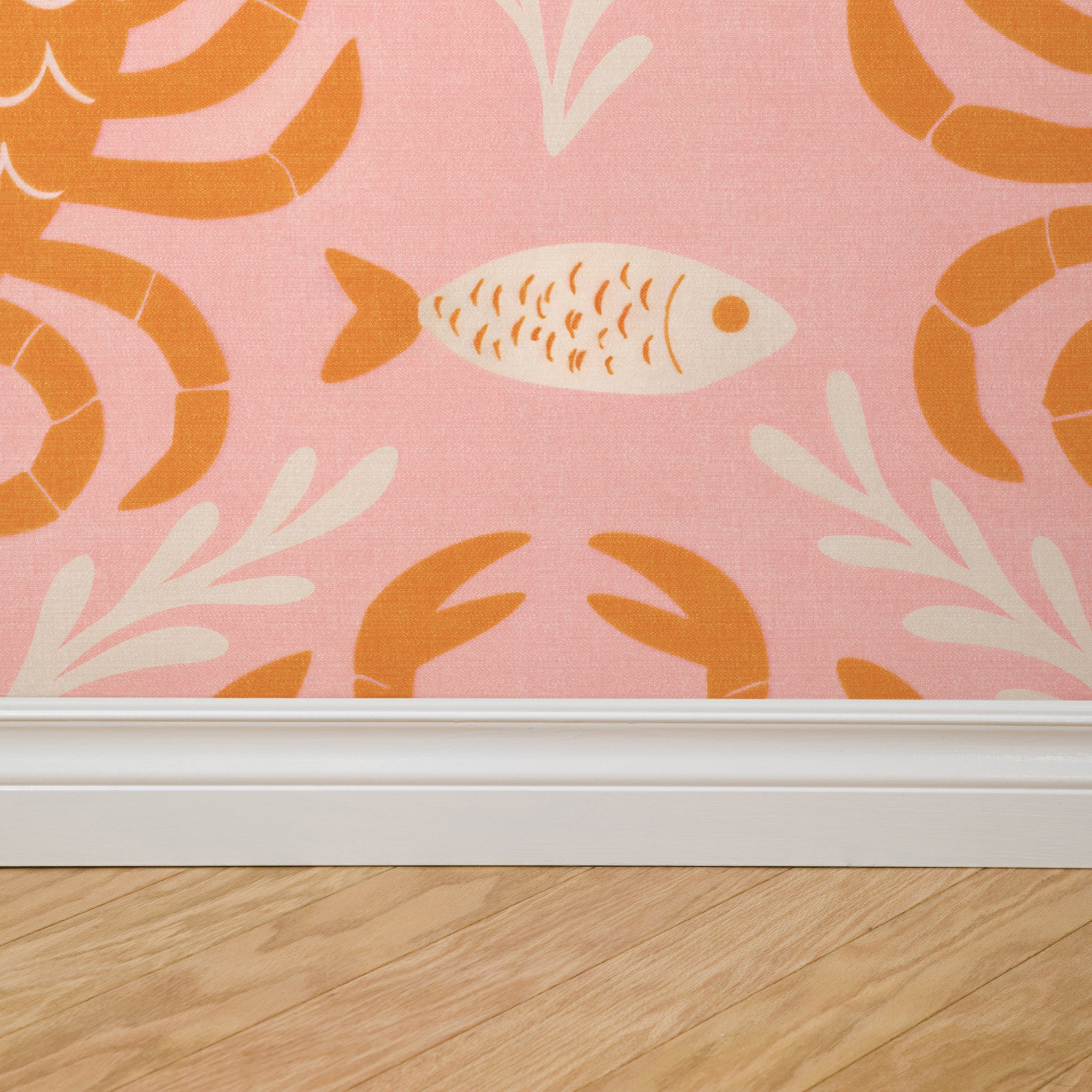 Pink Harbor Docks Wallpaper