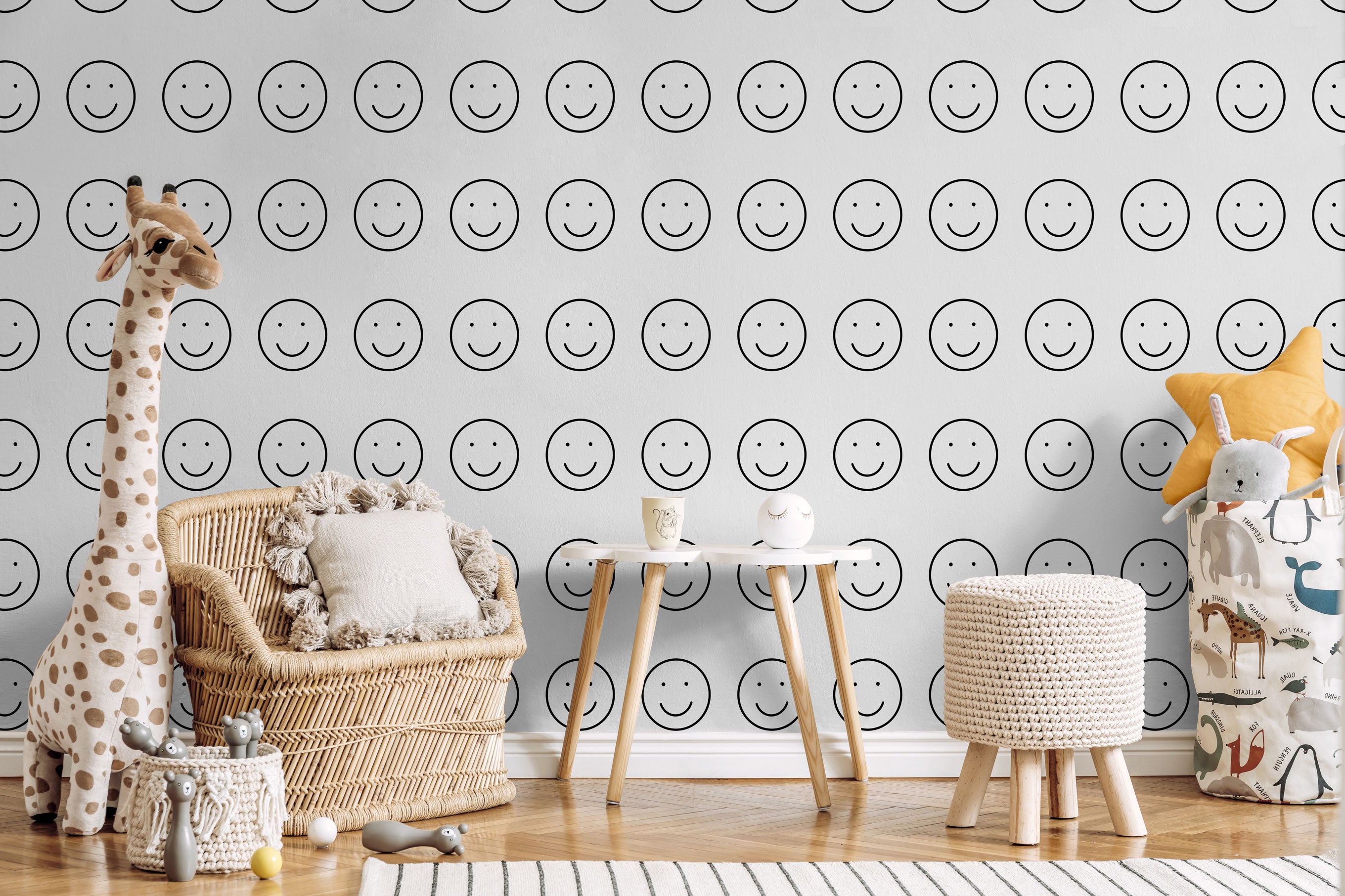 Be Happy Wallpaper Wallpaper - Wall Blush SG02 from WALL BLUSH